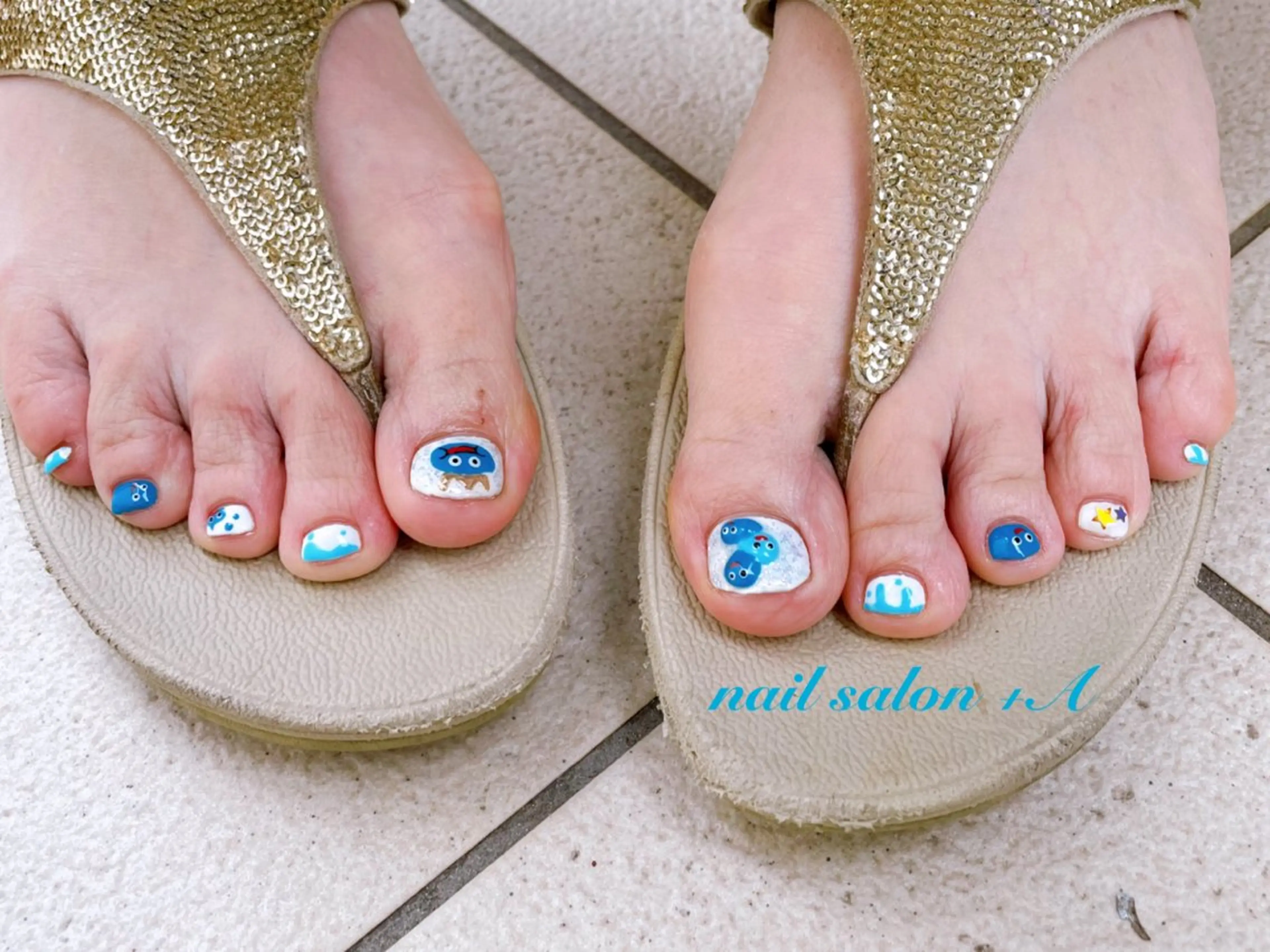 ショート フットネイル nail salon +A所属・Nail Salon +Aのネイルデザイン