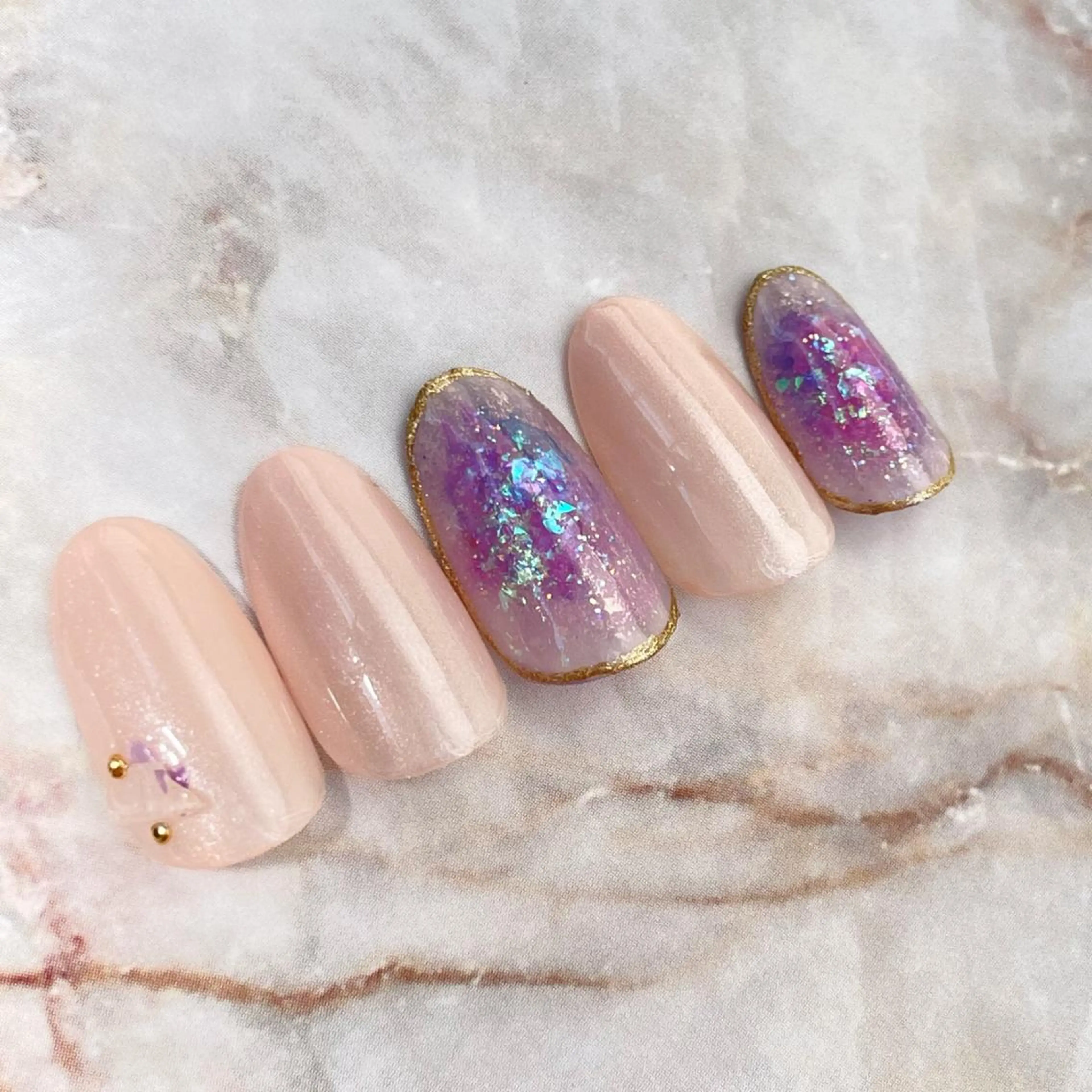 ミディアム Lety total beautyのネイルデザイン