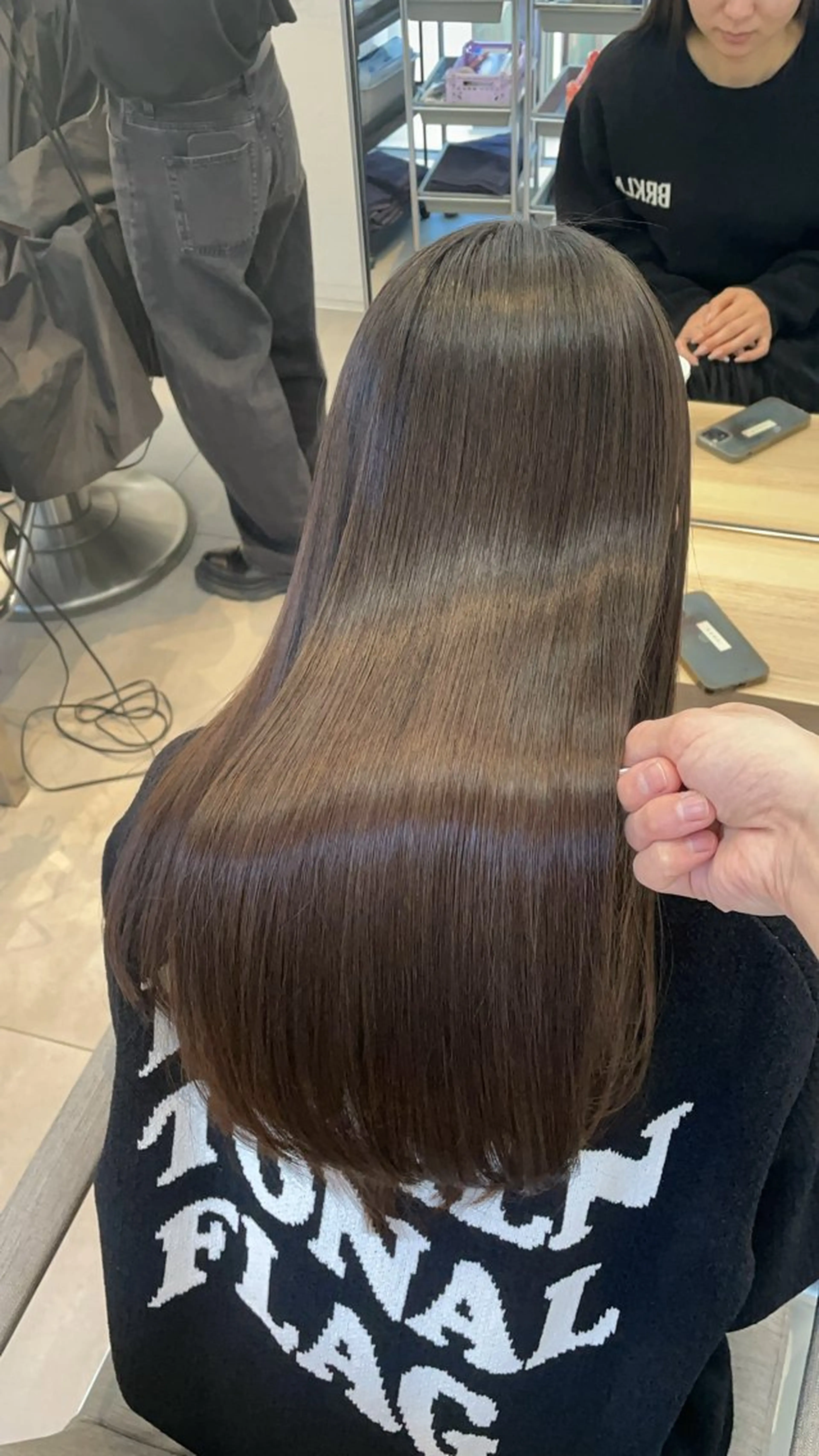 ロング カット 縮毛矯正 トリートメント ヘッドスパ ✨髪質改善✨美髪 矯正🫧小泉のヘアスタイル