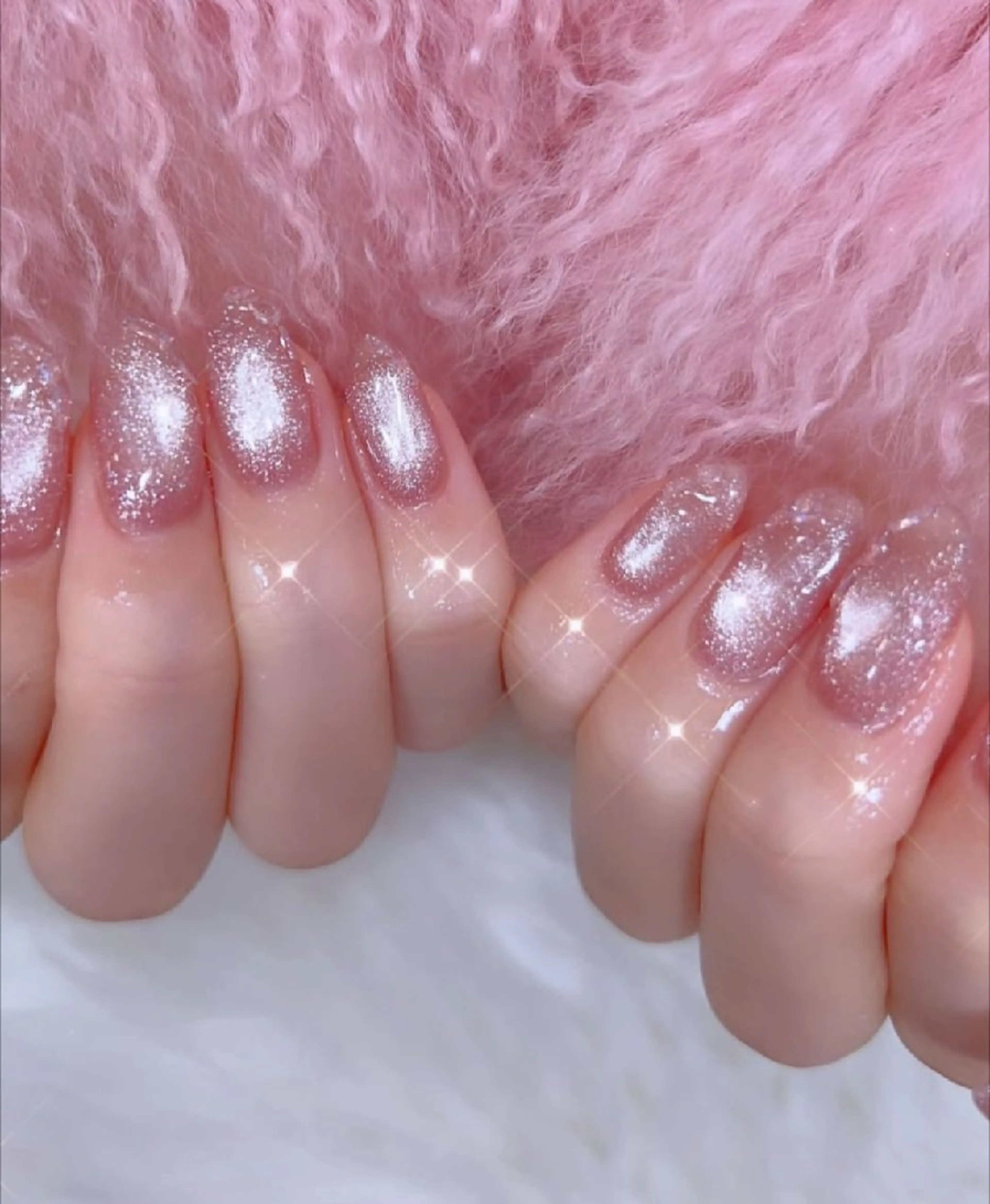 ネイル アートネイル 春ネイル バレンタイン ハンドネイル I LOVE ME  NAIL.｡.:*♡のネイルデザイン