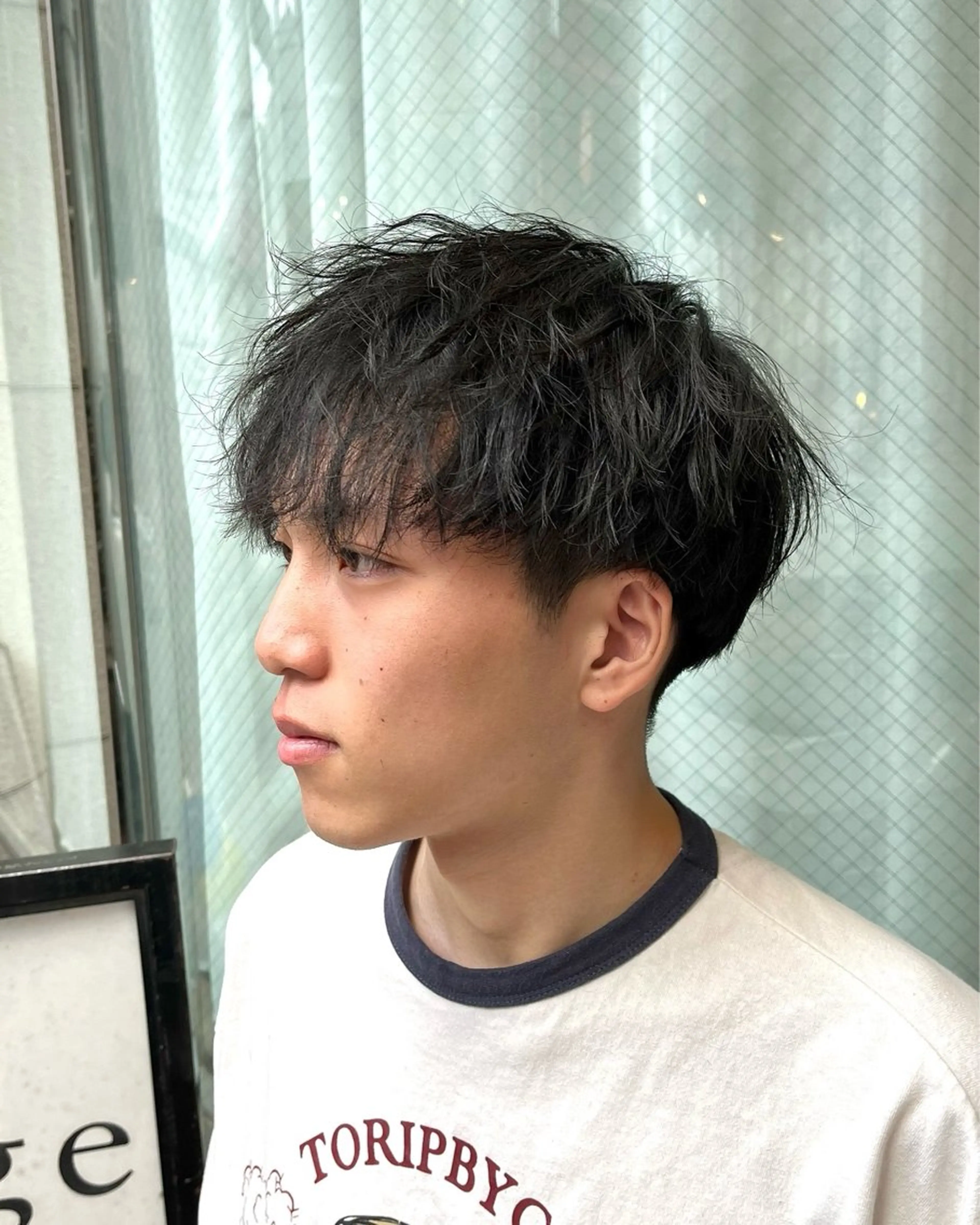 メンズ カット フェザーパーマ🌙 毛流れ yuzukiのヘアスタイル