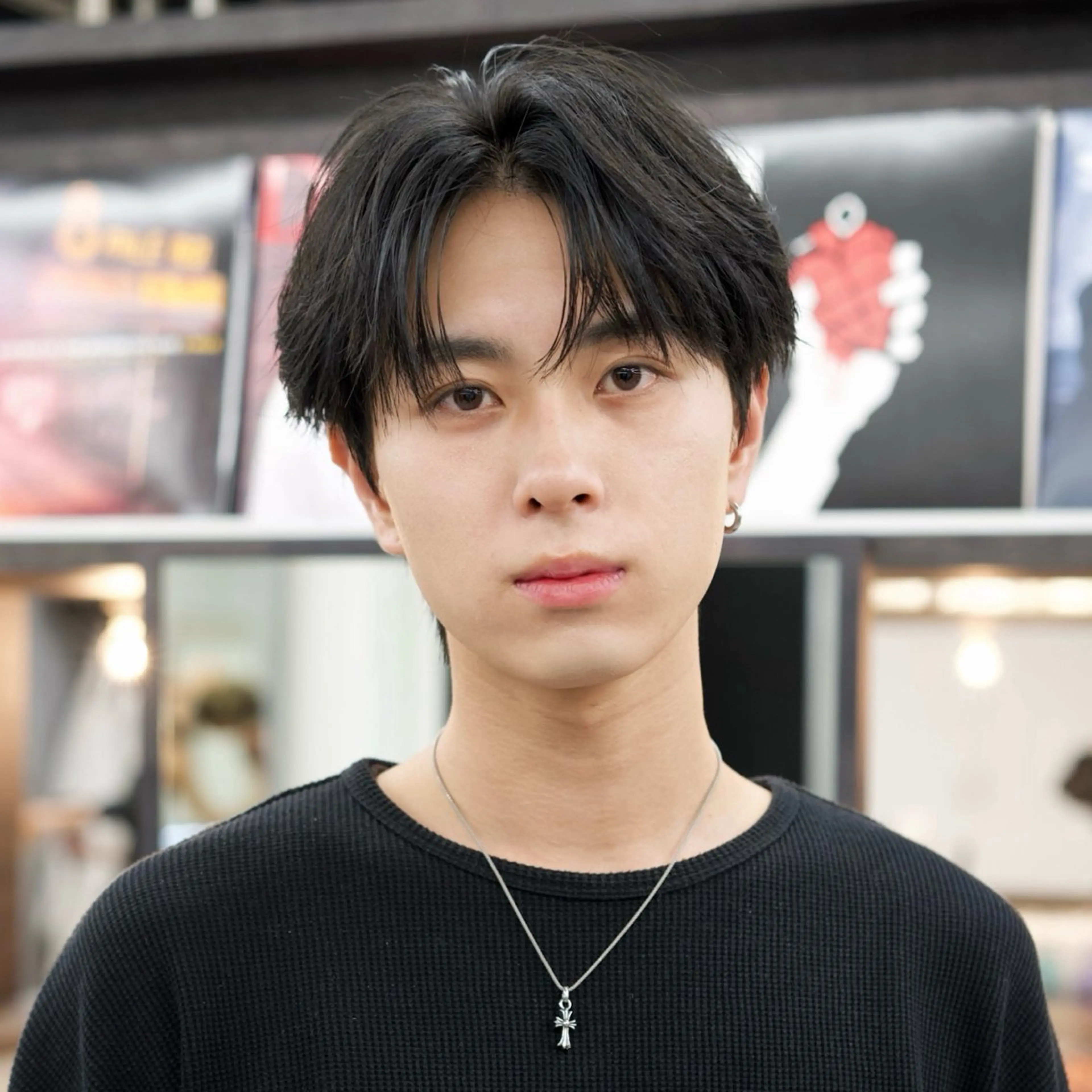 ショート パーマ くせ毛 縮毛矯正 メンズ縮毛矯正/折羽 翔也のヘアスタイル