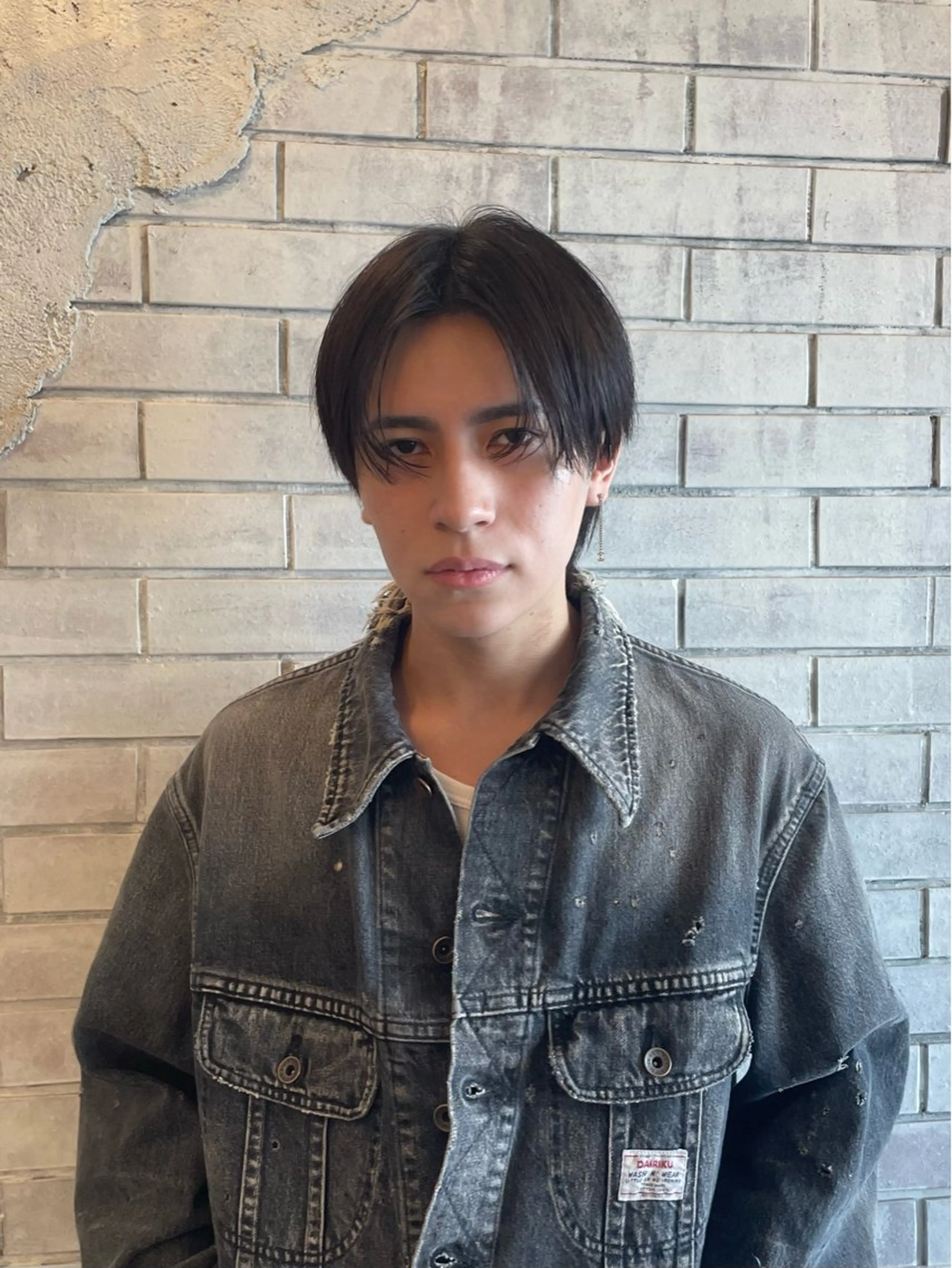 メンズ センターパート カット スパイキーショート メンズカット/千葉駅のヘアスタイル