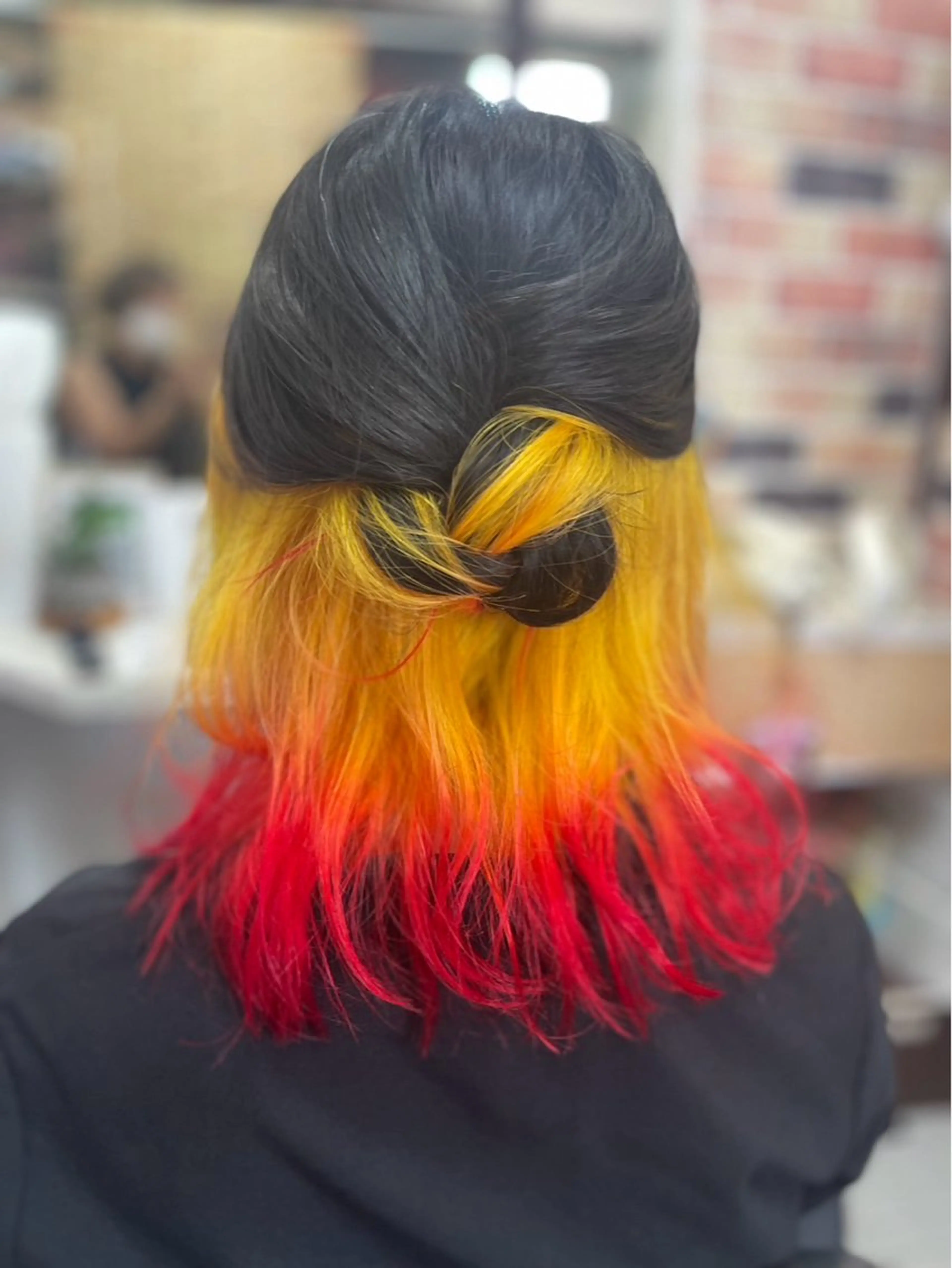 ミディアム カラー hair salonyuri所属・ヘアサロンユリ もりたきょうこのヘアスタイル