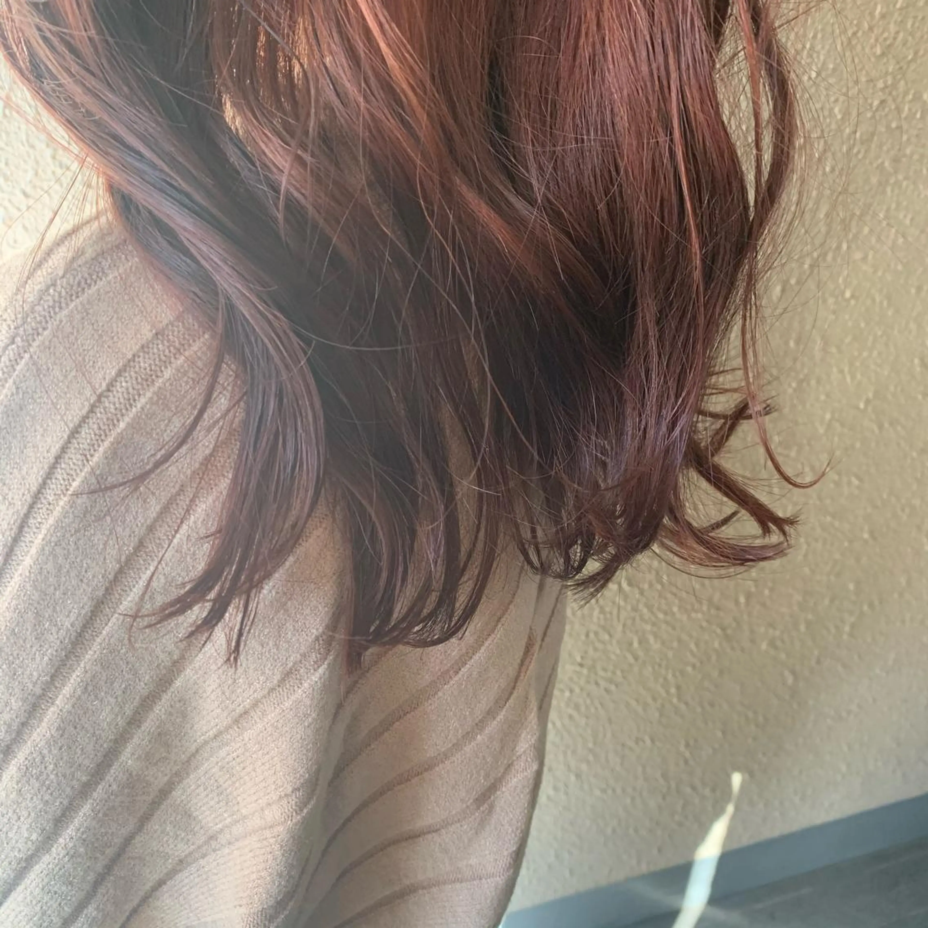 セミロング カラー バイオレットカラー chouette/ 根本優希のヘアスタイル