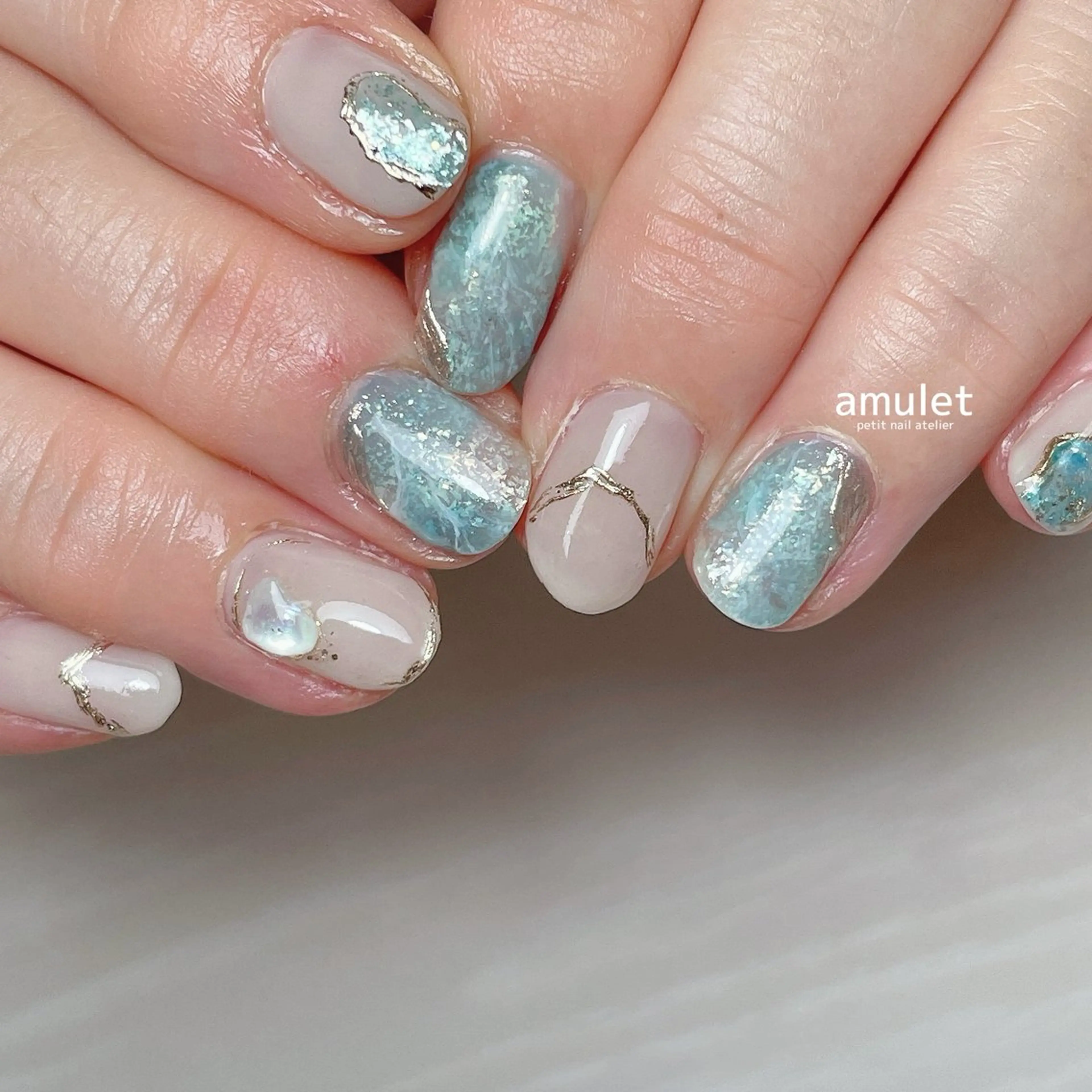 ネイル ハンドネイル amulet TOMOMIのネイルデザイン