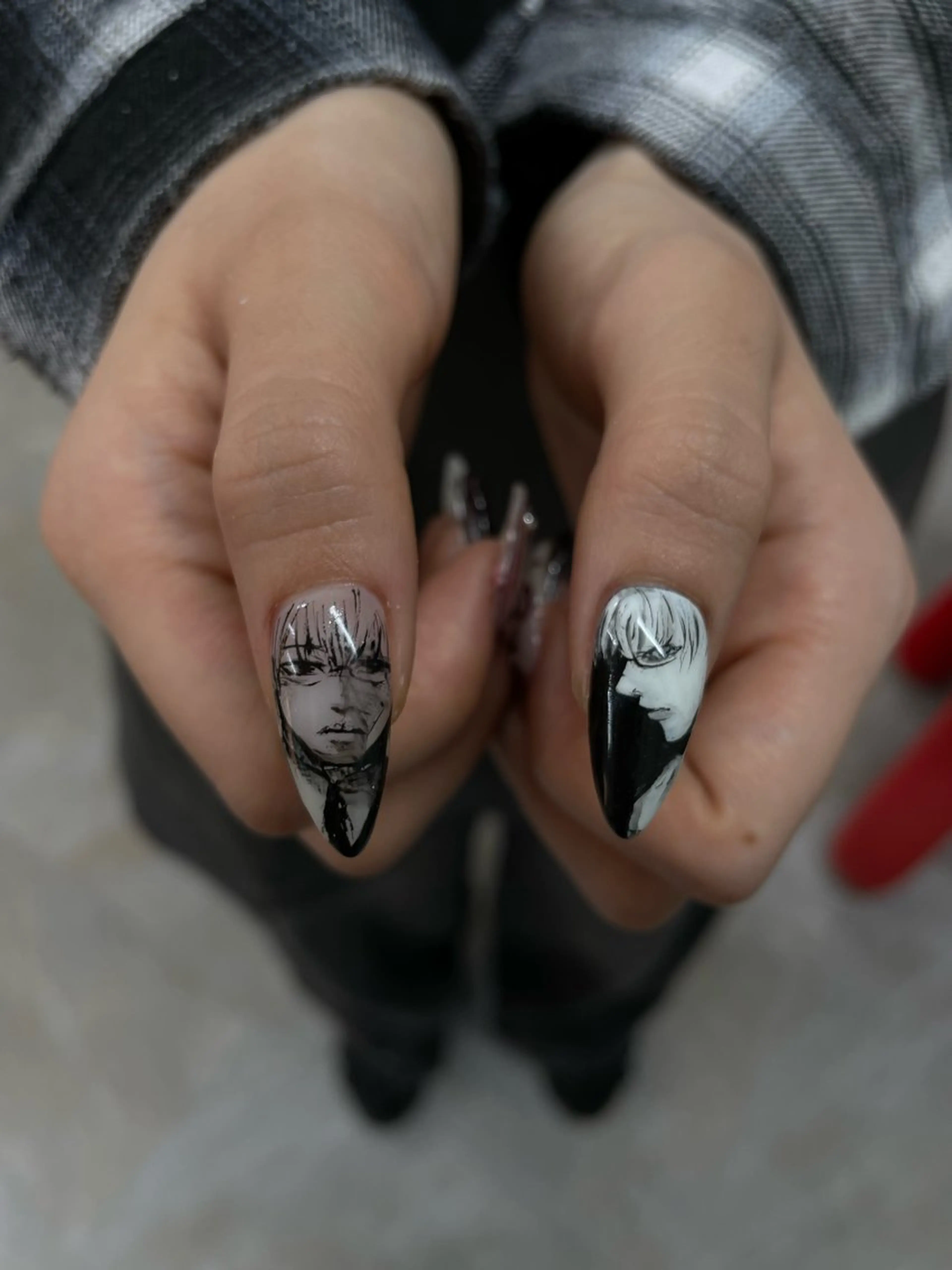 ネイル ハンドネイル ひめか🫁 推し概念・個性派のネイルデザイン