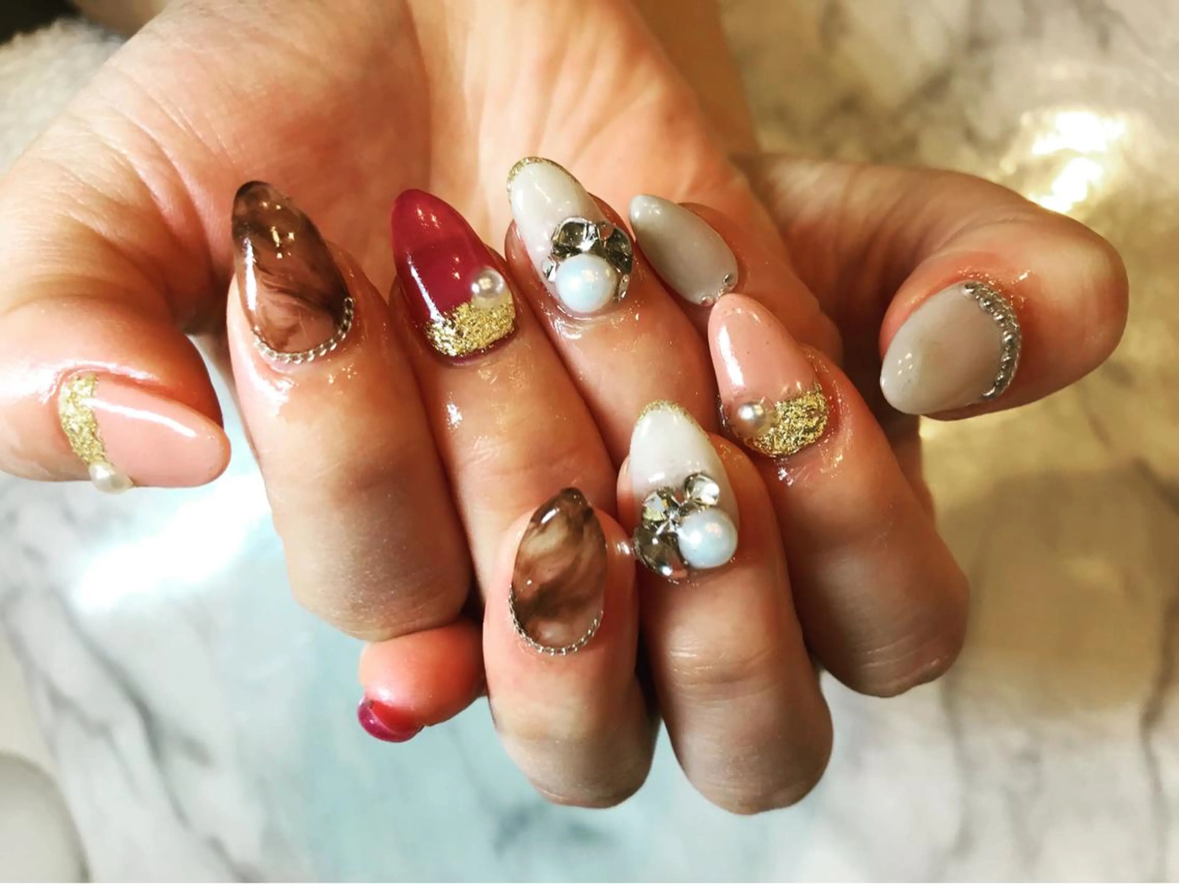 ネイル 持ち込み Asnail 石川頌子のネイルデザイン