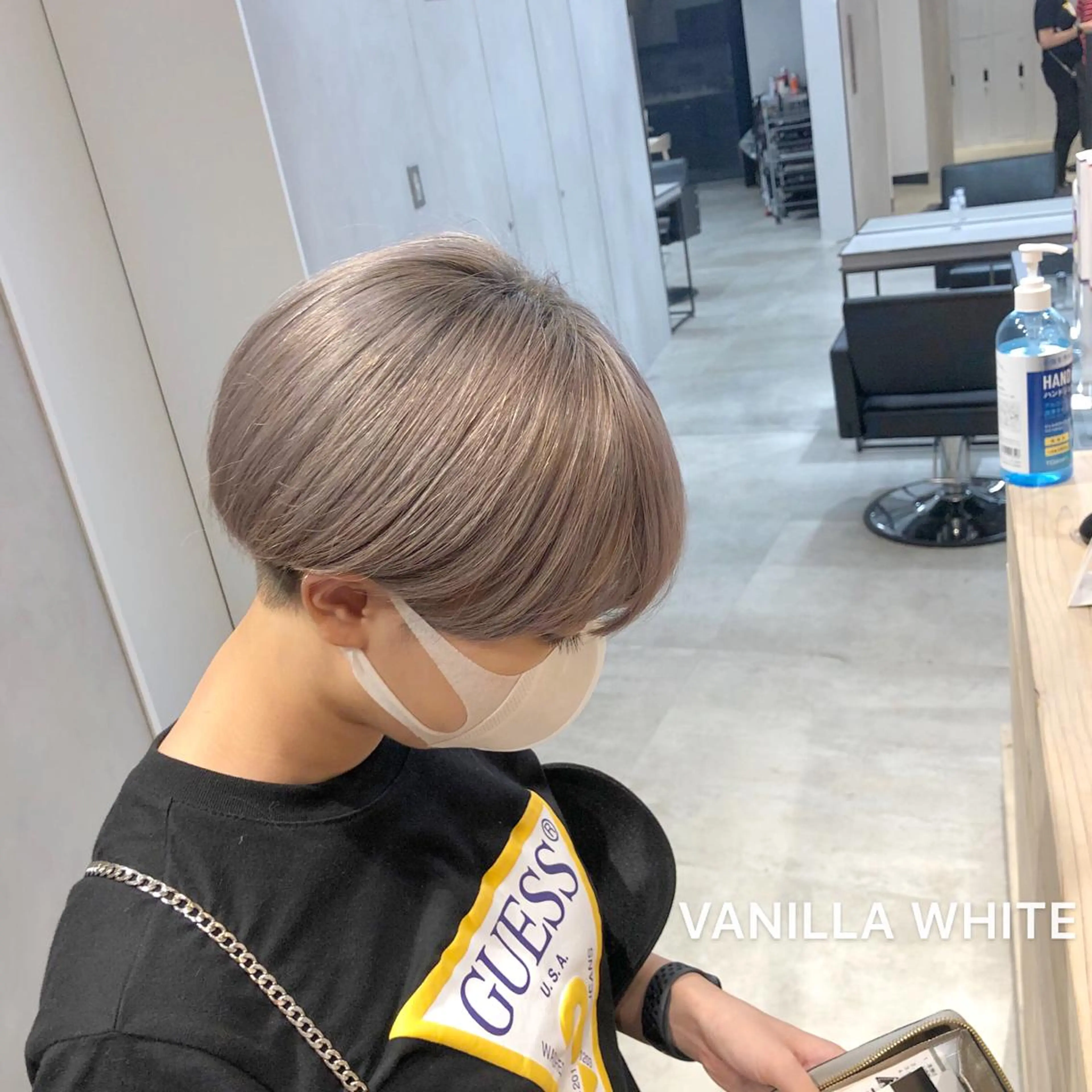 ショート ヘアカラー 🌸ハイトーン 新田　廉 🌸のヘアスタイル