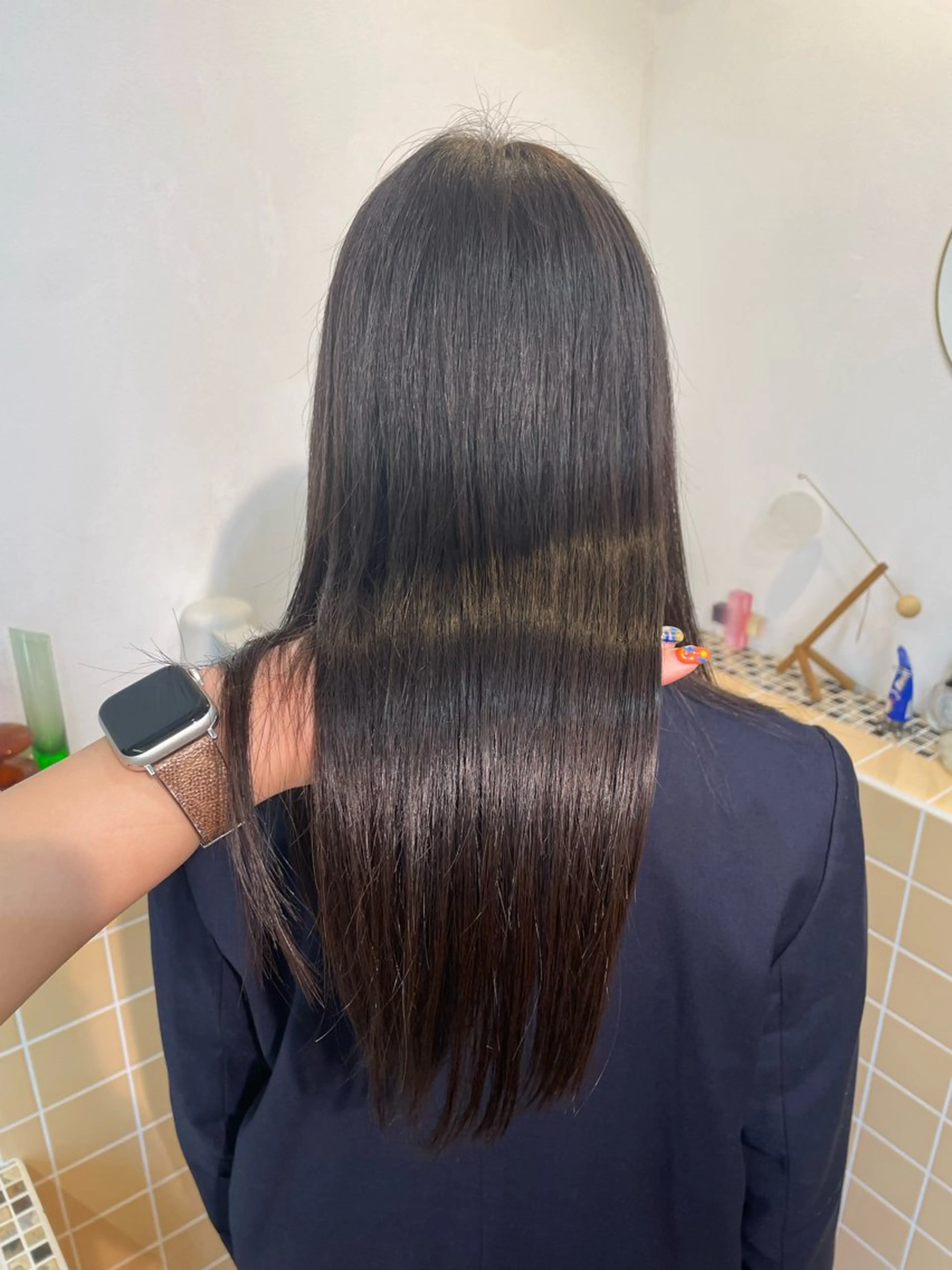 ロング カラー ヘアカラー トリートメント sakura🌸 レイヤー/韓国ヘアのヘアスタイル