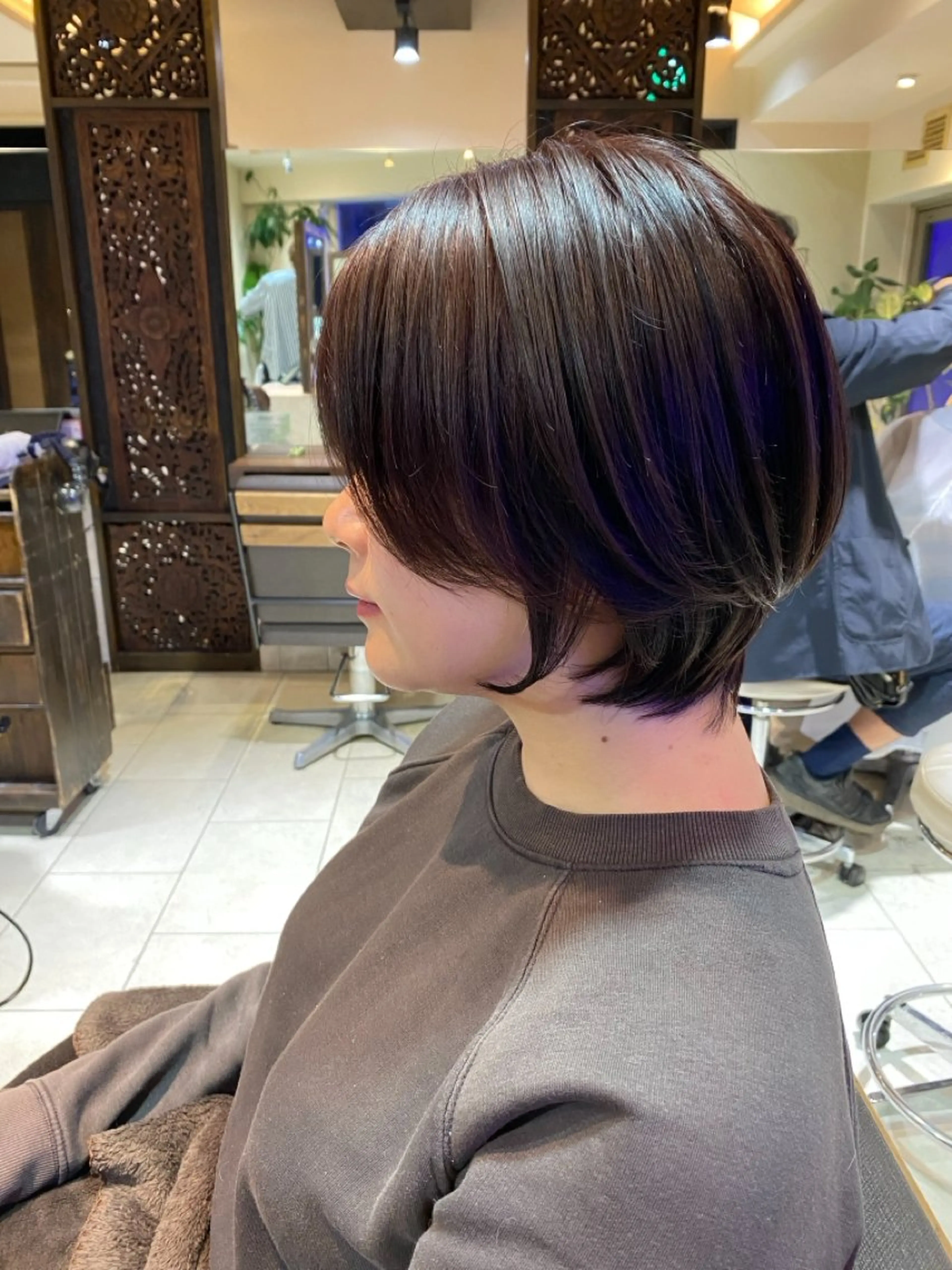 ショート 丸みショート ショートヘア おおがくみゆ🦙🍊 ‪‪⭐️池袋のヘアスタイル