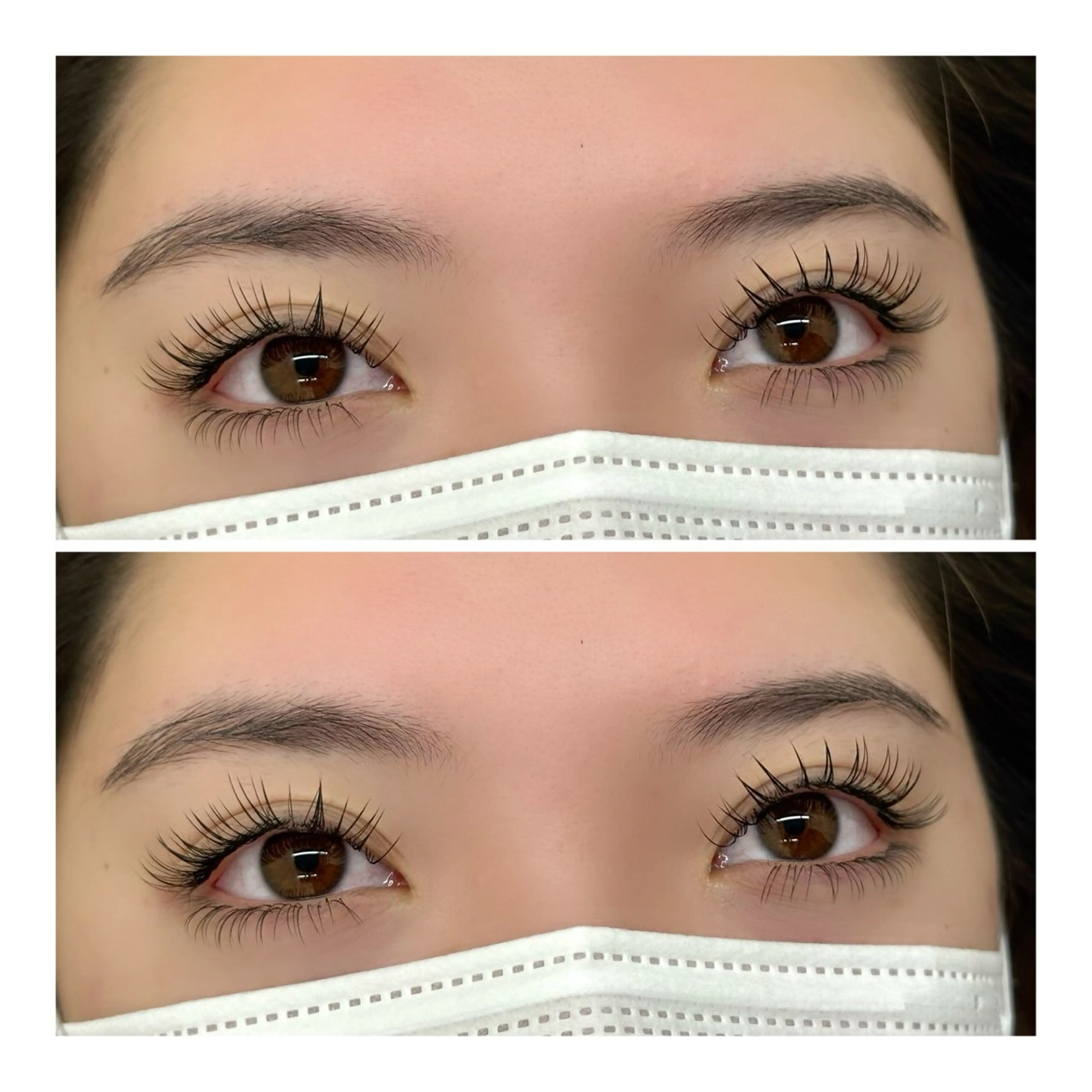 マツエク・マツパ 付け放題 フラットラッシュ マツエク _white 上本町のマツエク・マツパデザイン