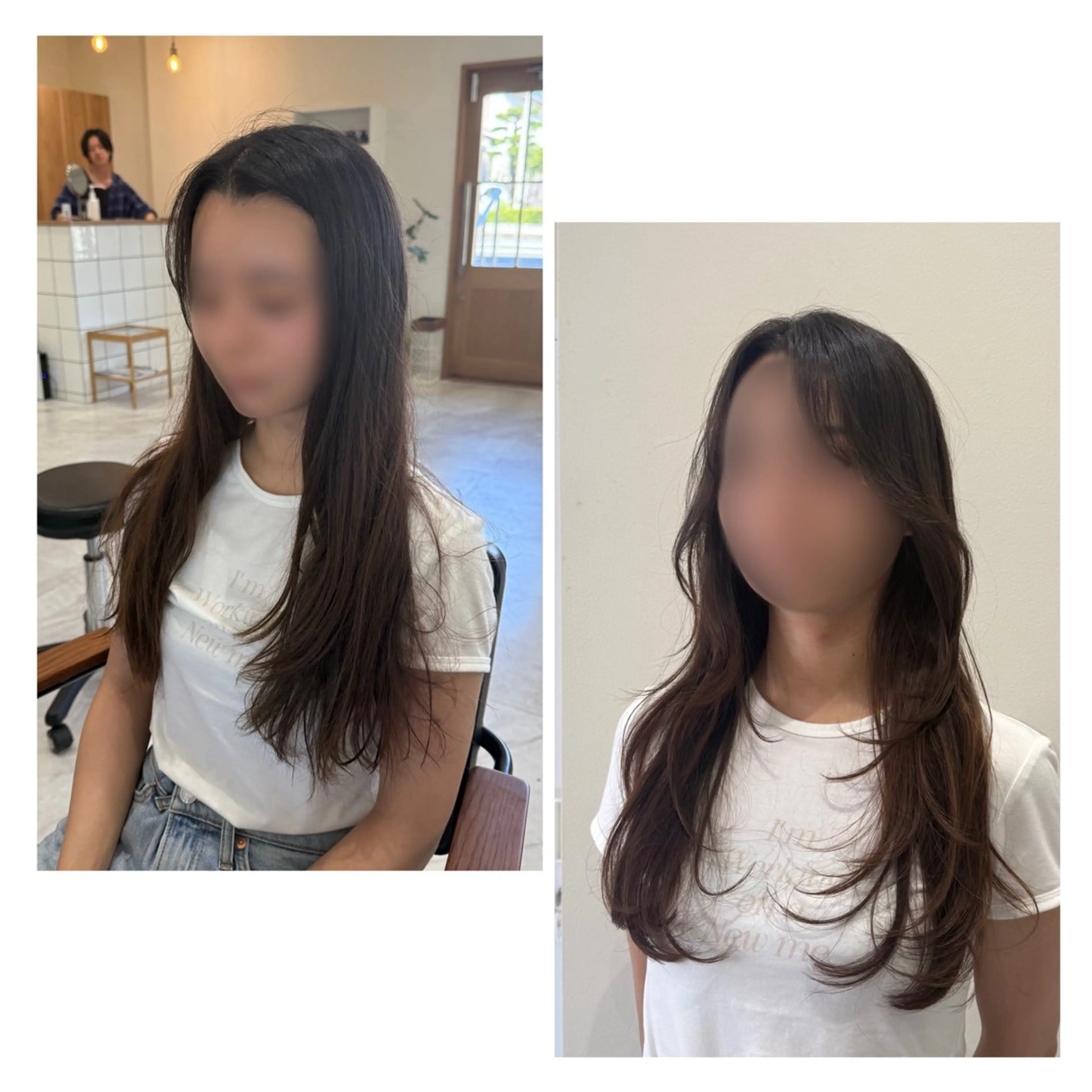 ロング トリートメント カット 🤍透明感カラー/ レイヤー/SUのヘアスタイル