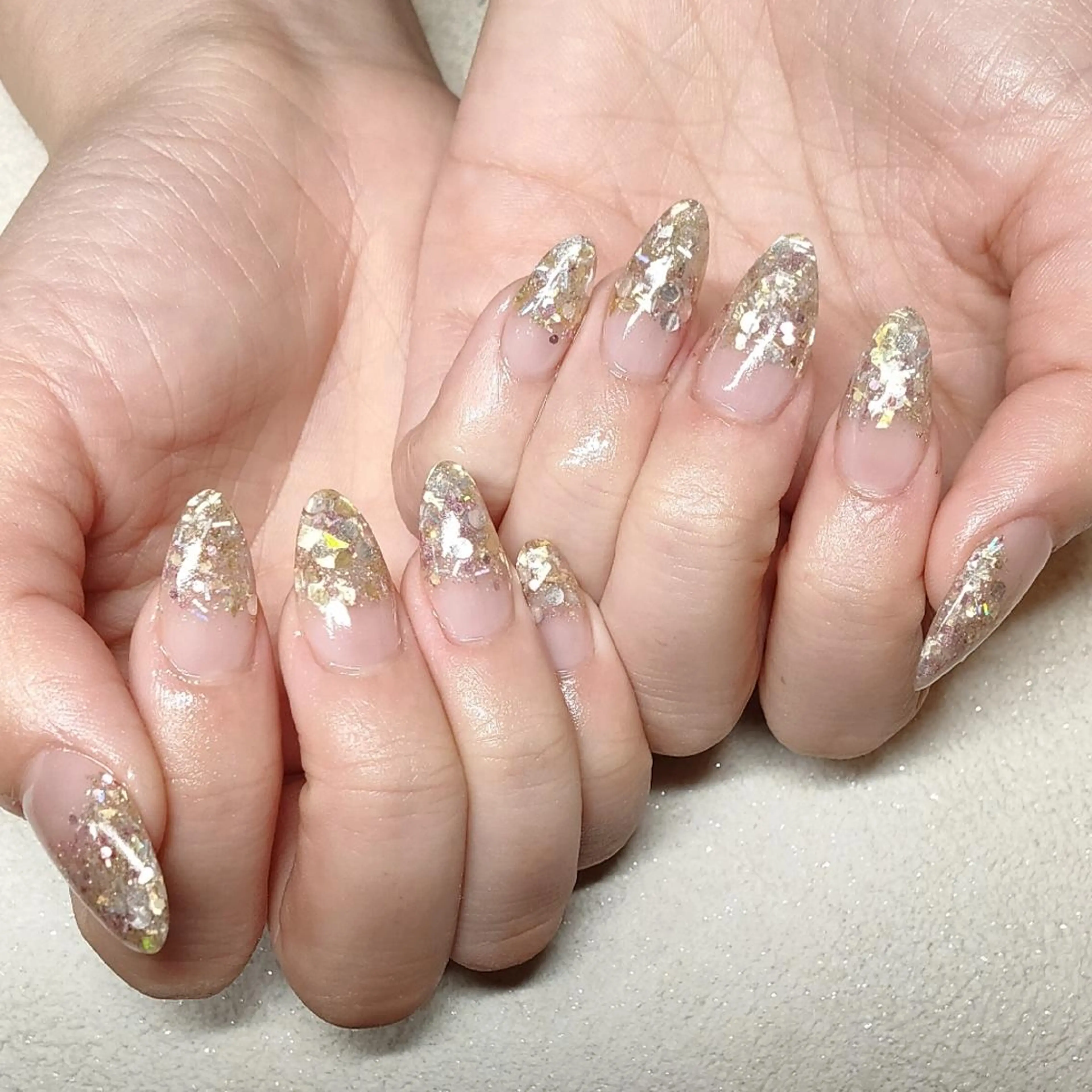 ネイル ラメ(グリッター) private nailsalonのネイルデザイン