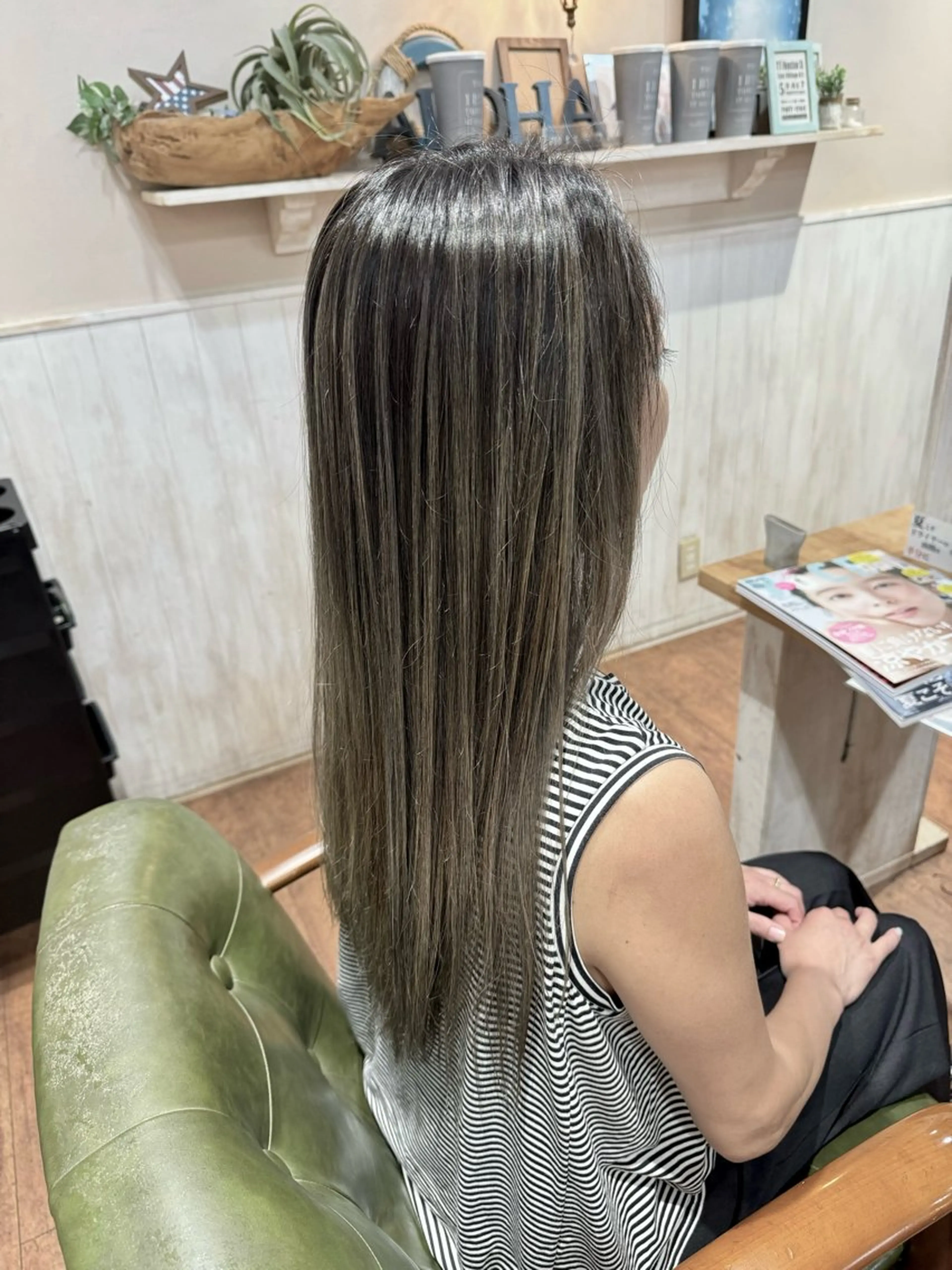 セミロング カラー @ KENのヘアスタイル