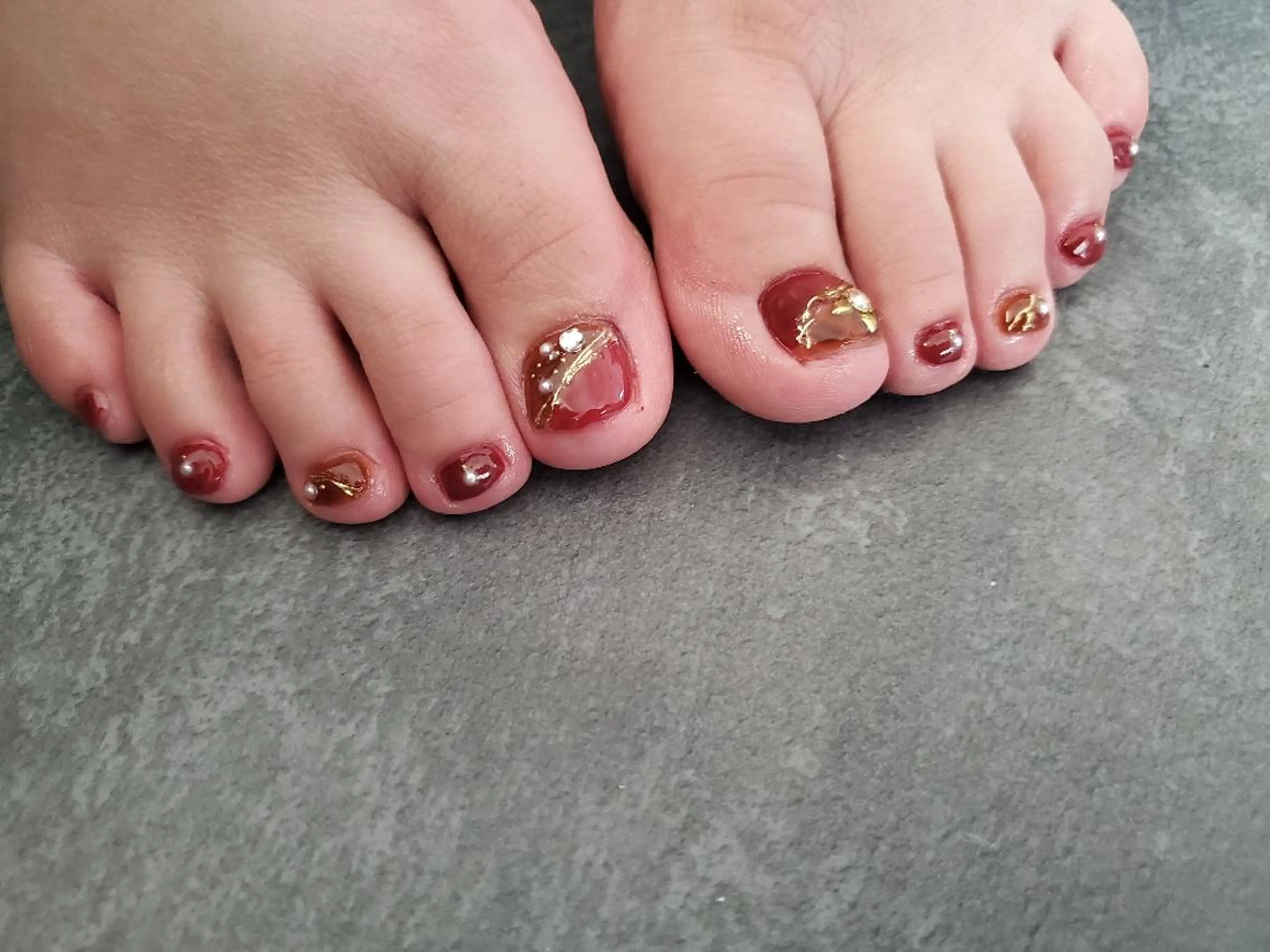 ネイル フットネイル Lea,Nail所属・松橋 愛のネイルデザイン