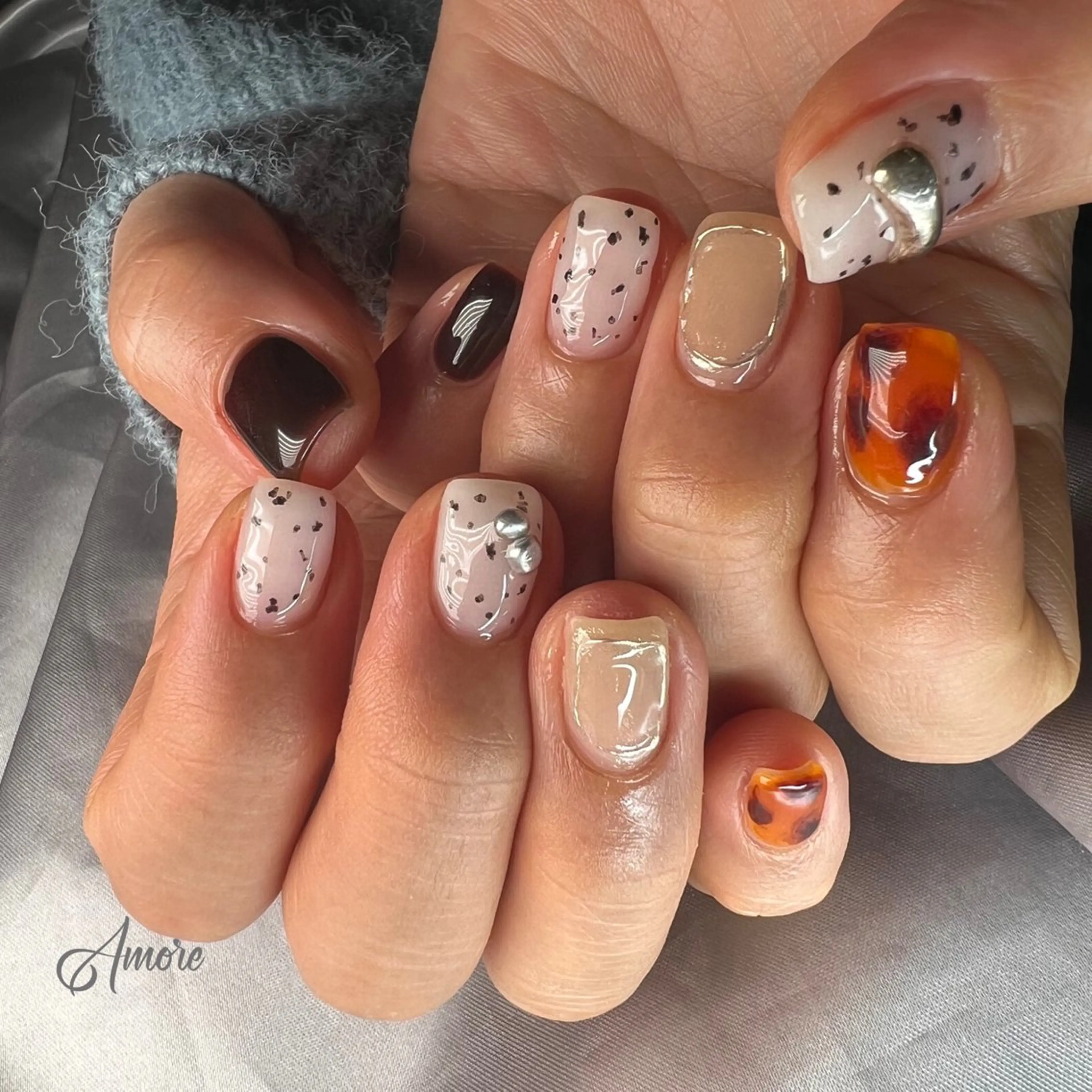 ネイル ジェルネイル 韓国ネイル パラジェル You kyehwaのネイルデザイン