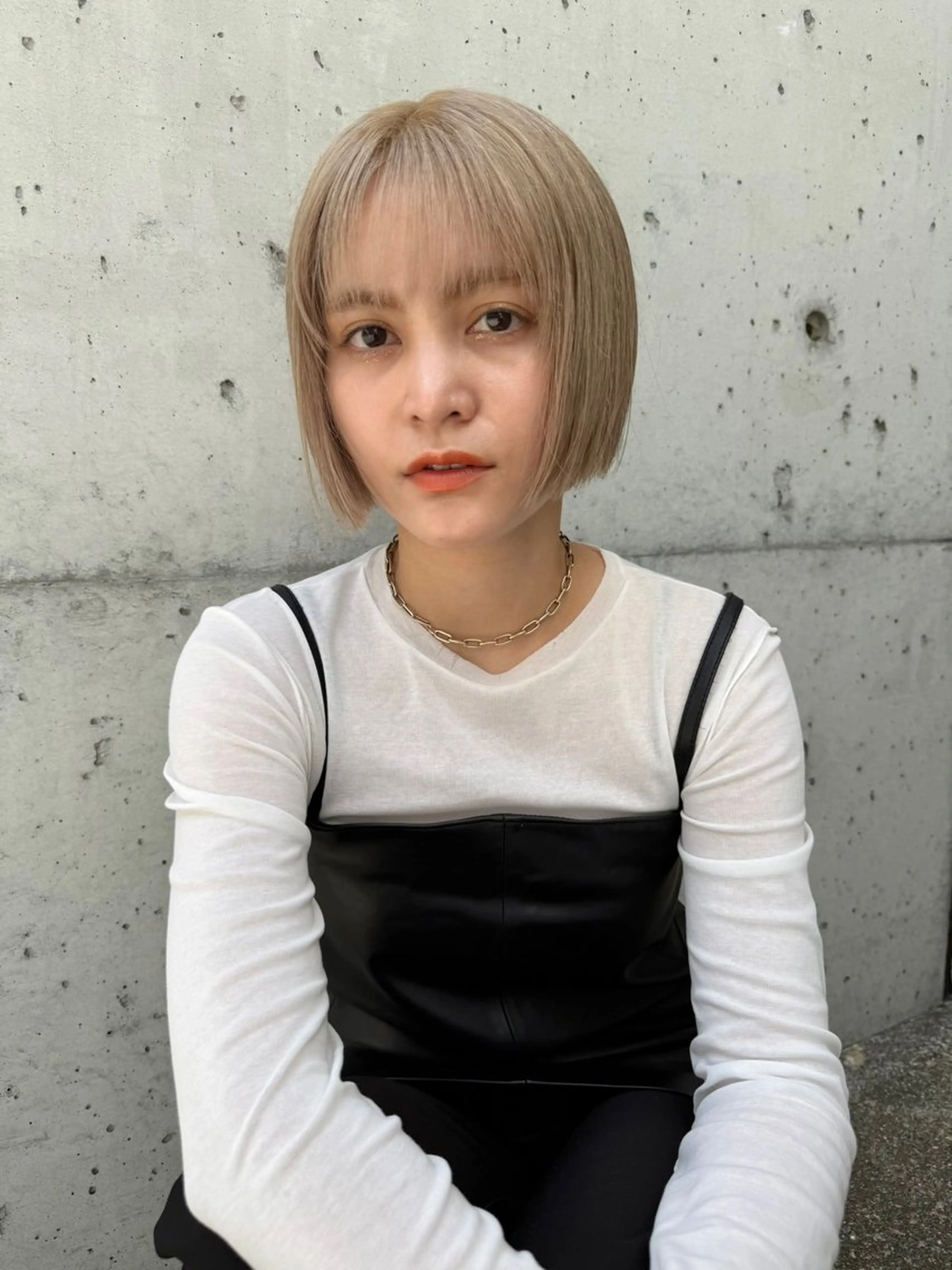 ショート カラー 🙃 透明感カラー/ボブのヘアスタイル