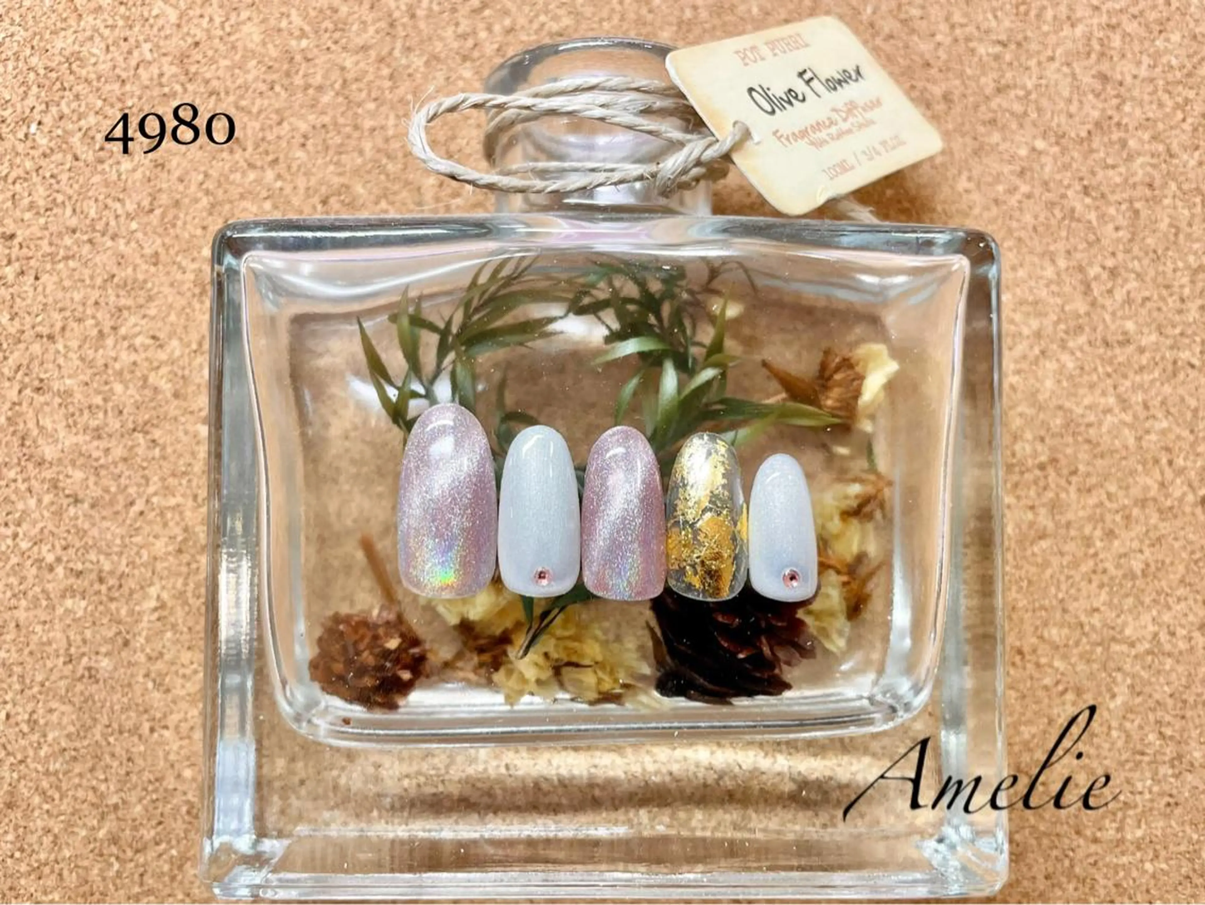 ネイル ハンドネイル いちじゅう あおいのネイルデザイン