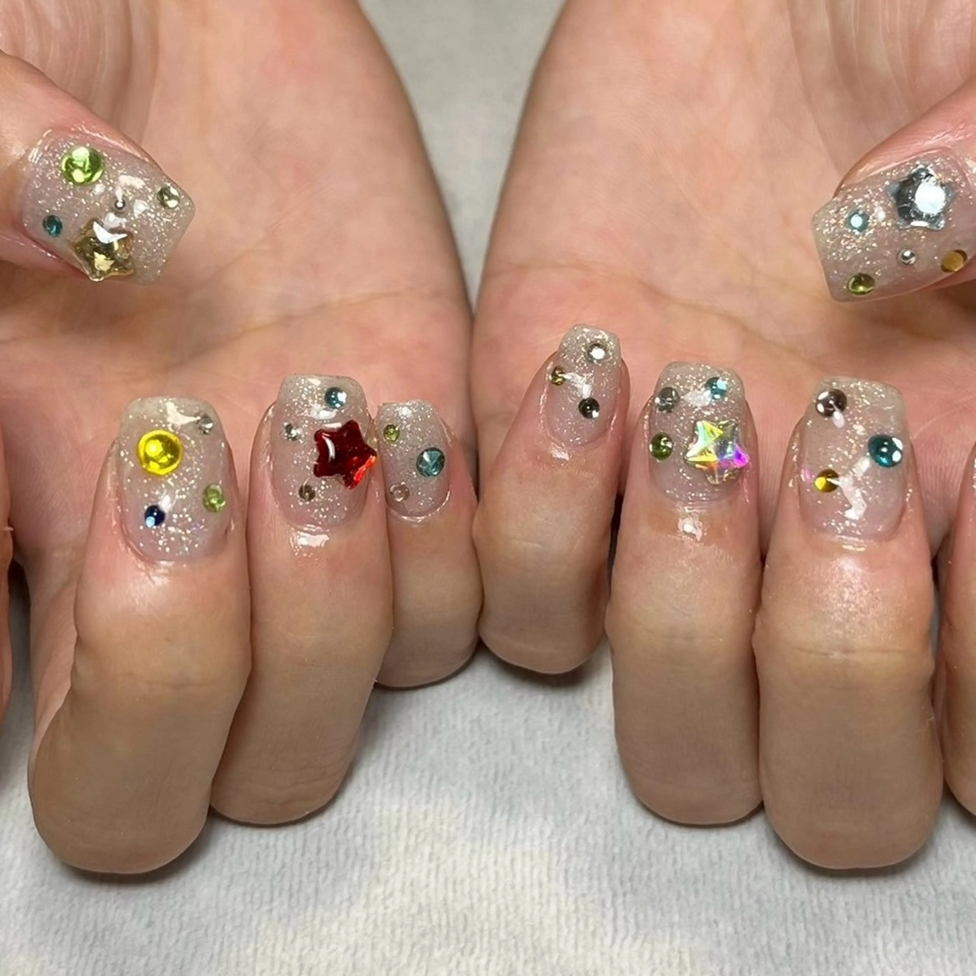 ネイル ハンドネイル unwind ┊︎冬っぽネイル🛷のネイルデザイン