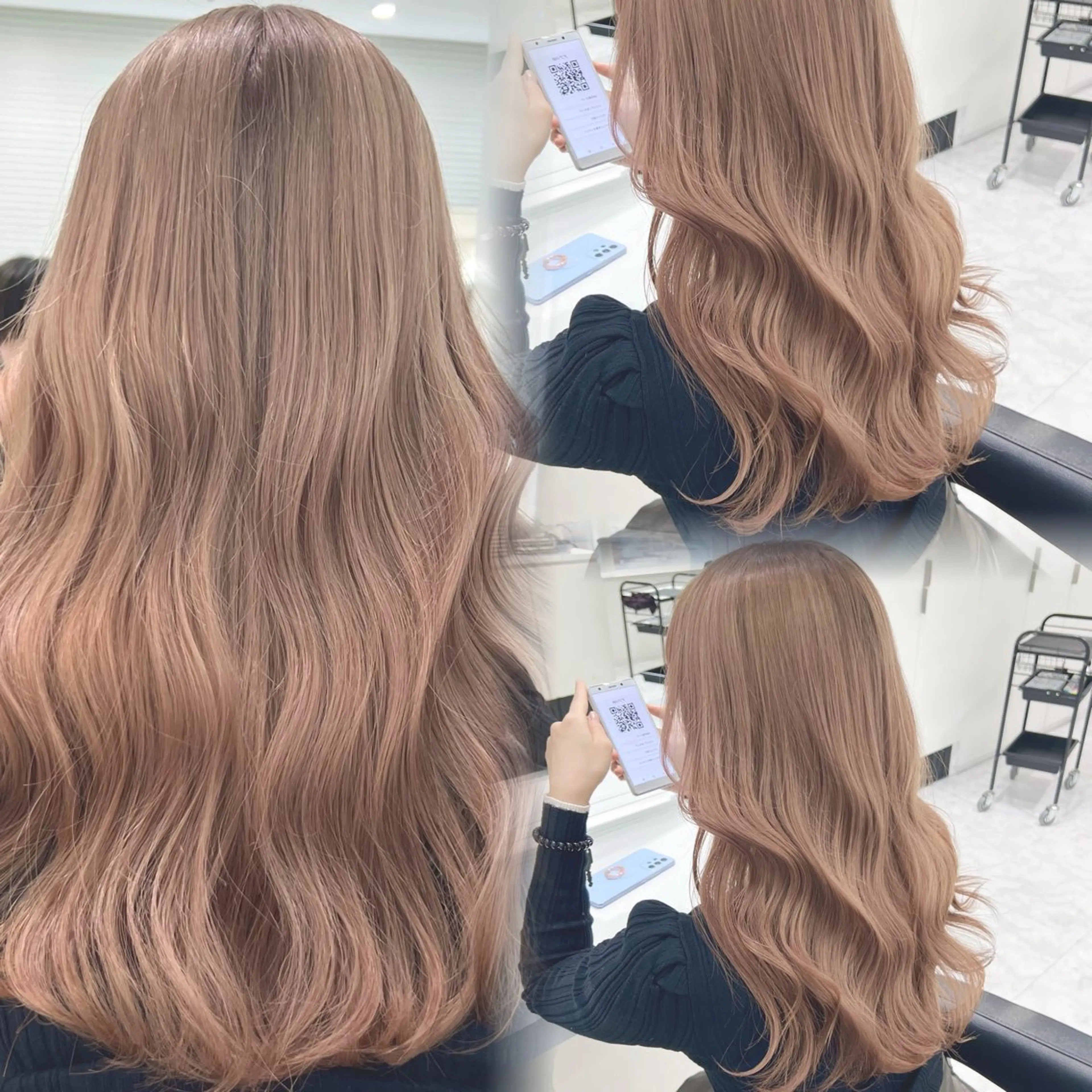 ロング カラー ヘアカラー トリートメント 艶髪グレージュ特化/ CHIKARAのヘアスタイル