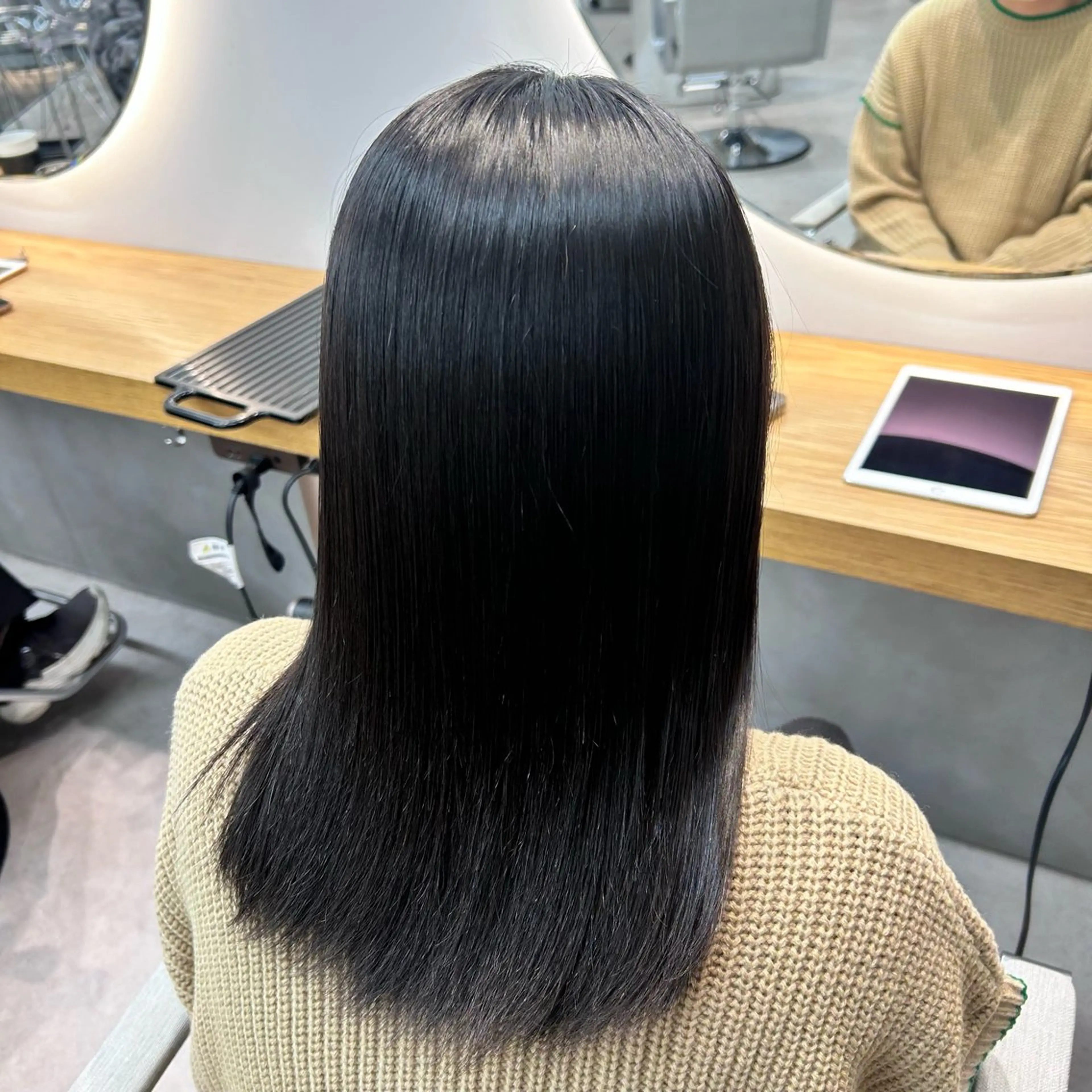 セミロング カット 縮毛矯正 ルネ北千住店 Rinoのヘアスタイル