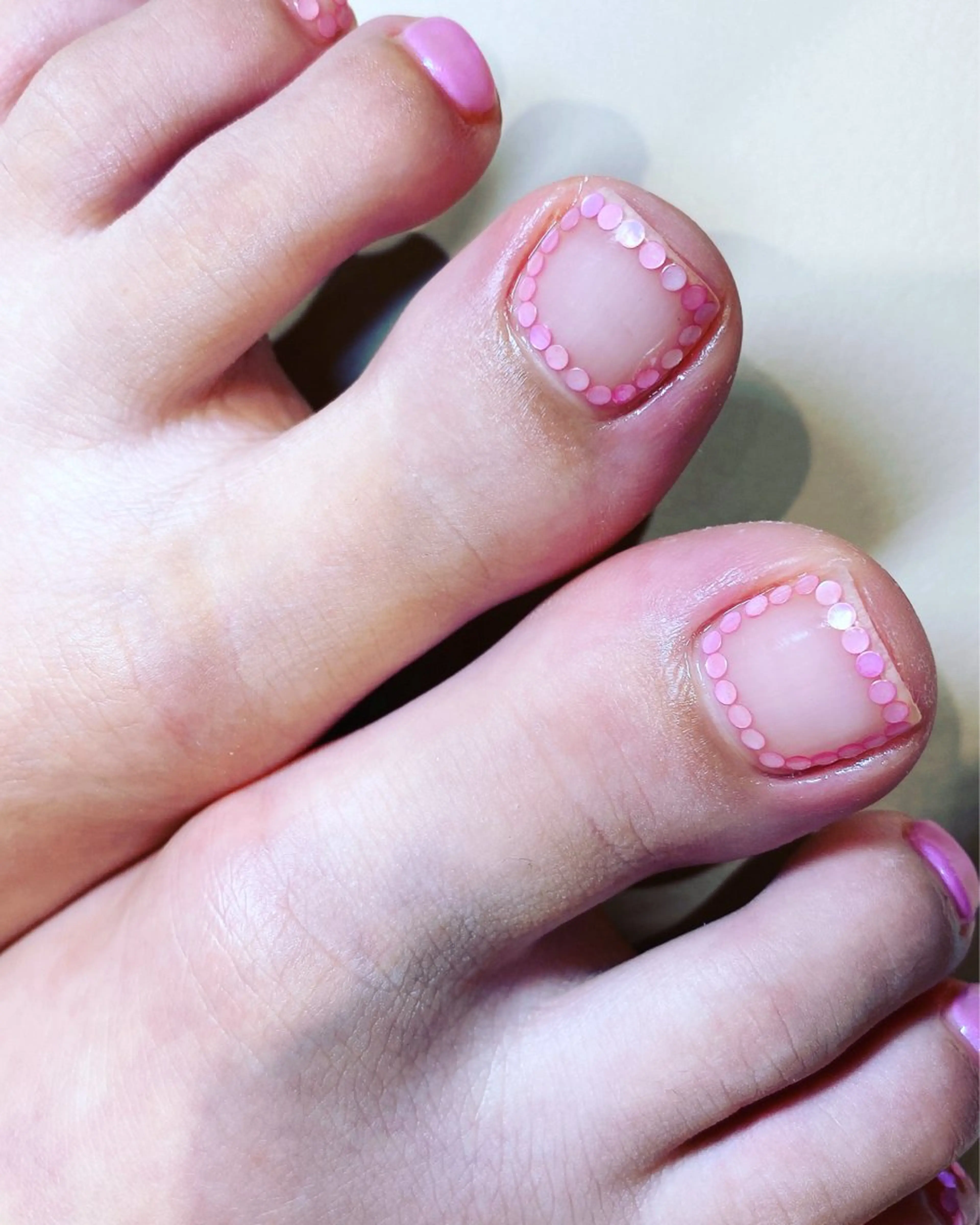 ネイル ピンク ハンドネイル フットネイル ハンドケア nail salon  AlgeTy所属・✴︎:.｡. MAKI.｡.:✴︎のネイルデザイン