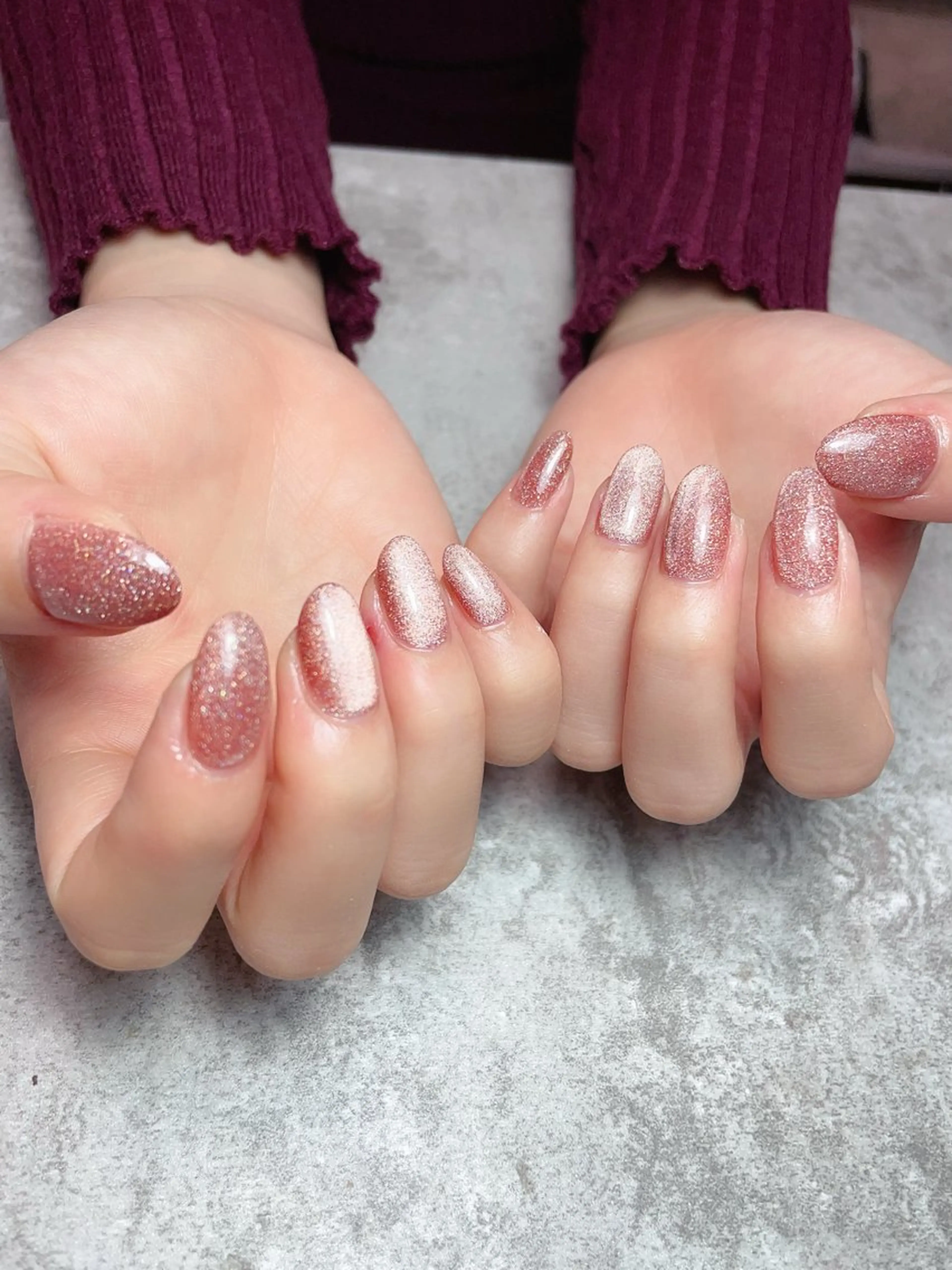 ネイル フラッシュネイル キラキラネイル マグネットネイル Ai Nail所属・Ai Nailのネイルデザイン