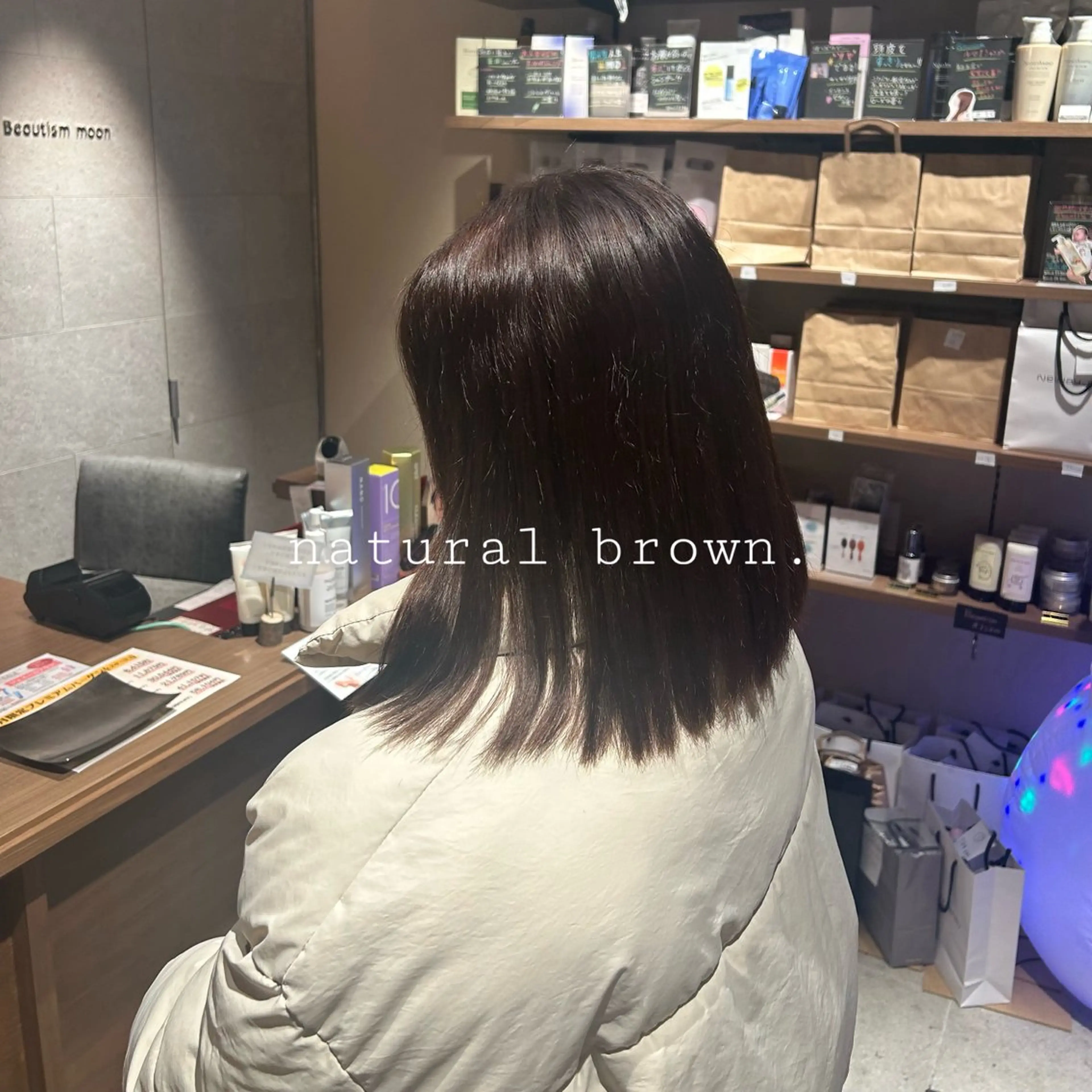 カラー ブラウンカラー 透明感カラー [透明感カラ ー🥣💕]高木愛理のヘアスタイル