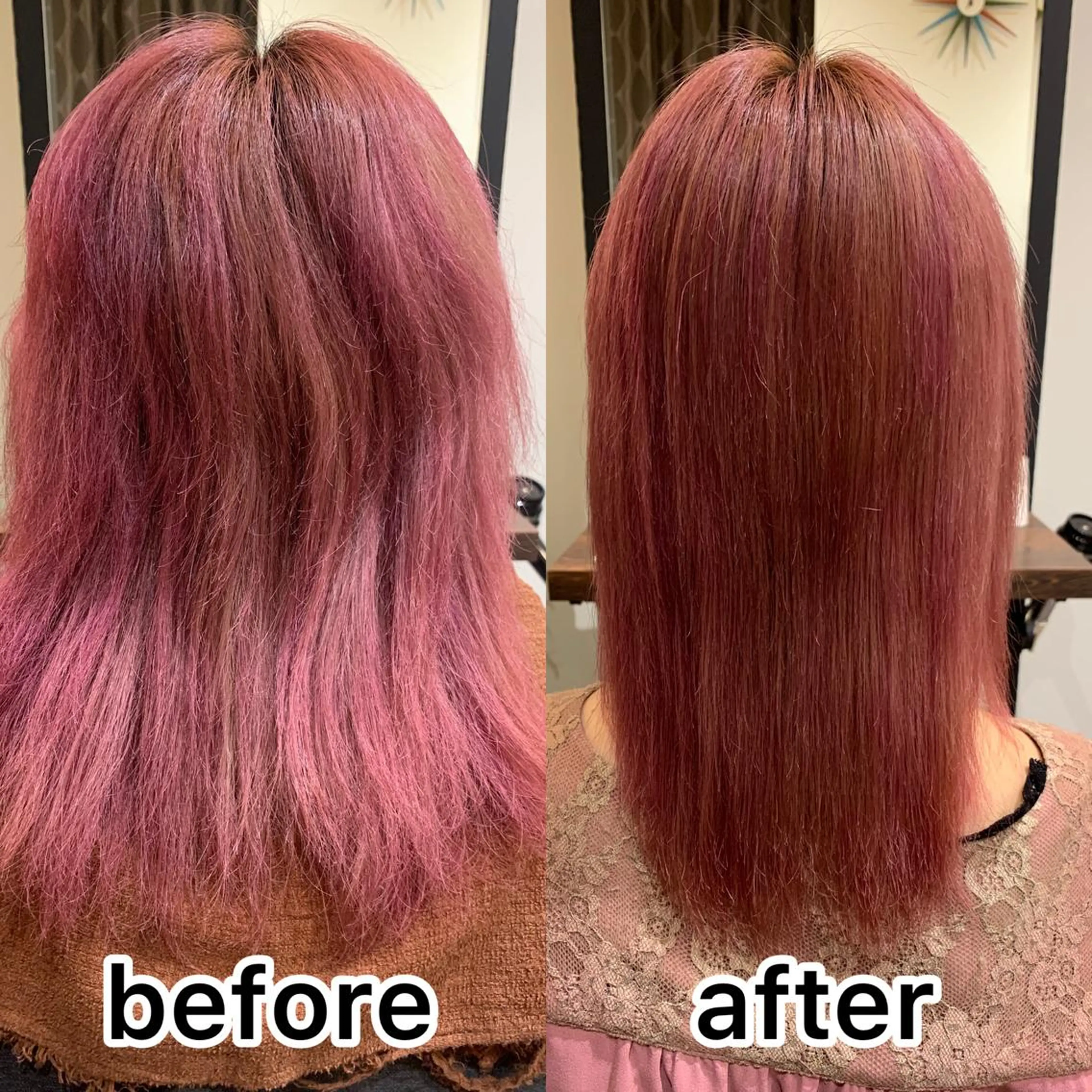 ミディアム パーマ カット ヘアカラー トリートメント 伊藤 裕貴のヘアスタイル