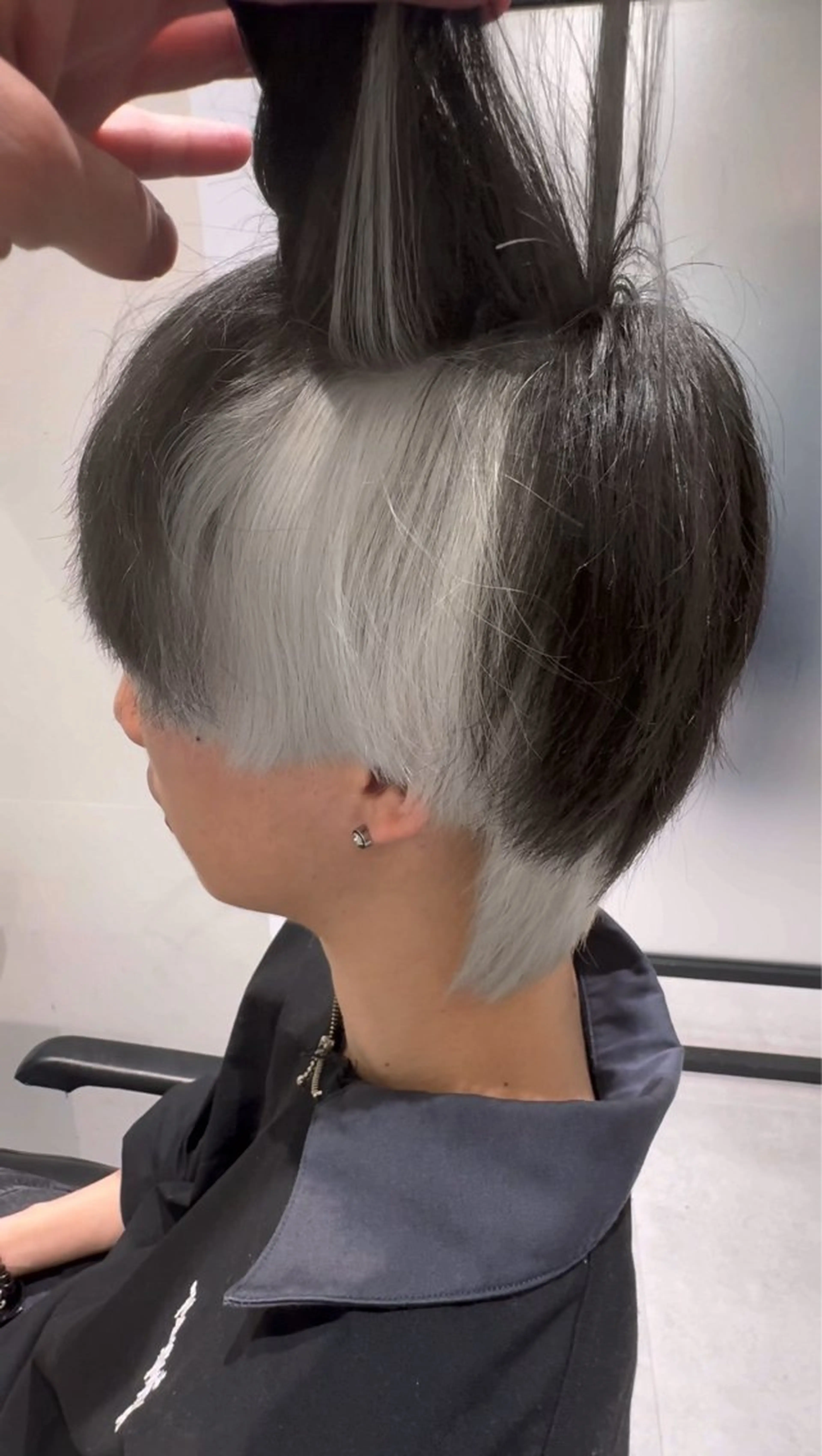 ブリーチ+カラー+トリートメント（前処理あり）の写真