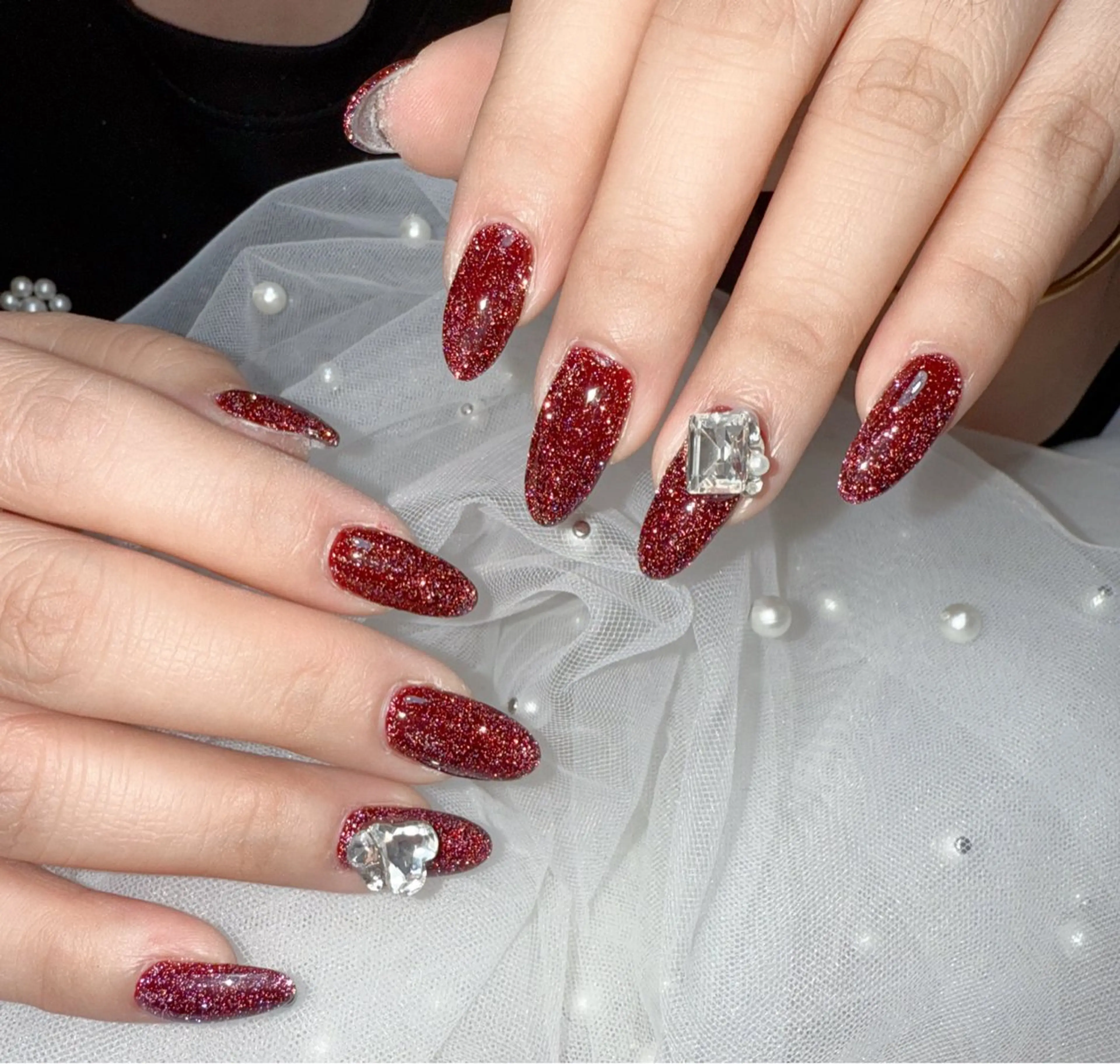 ✨フラッシュ💅ソフトジェルオフ、ケア込み✨パーツ2個付きの写真