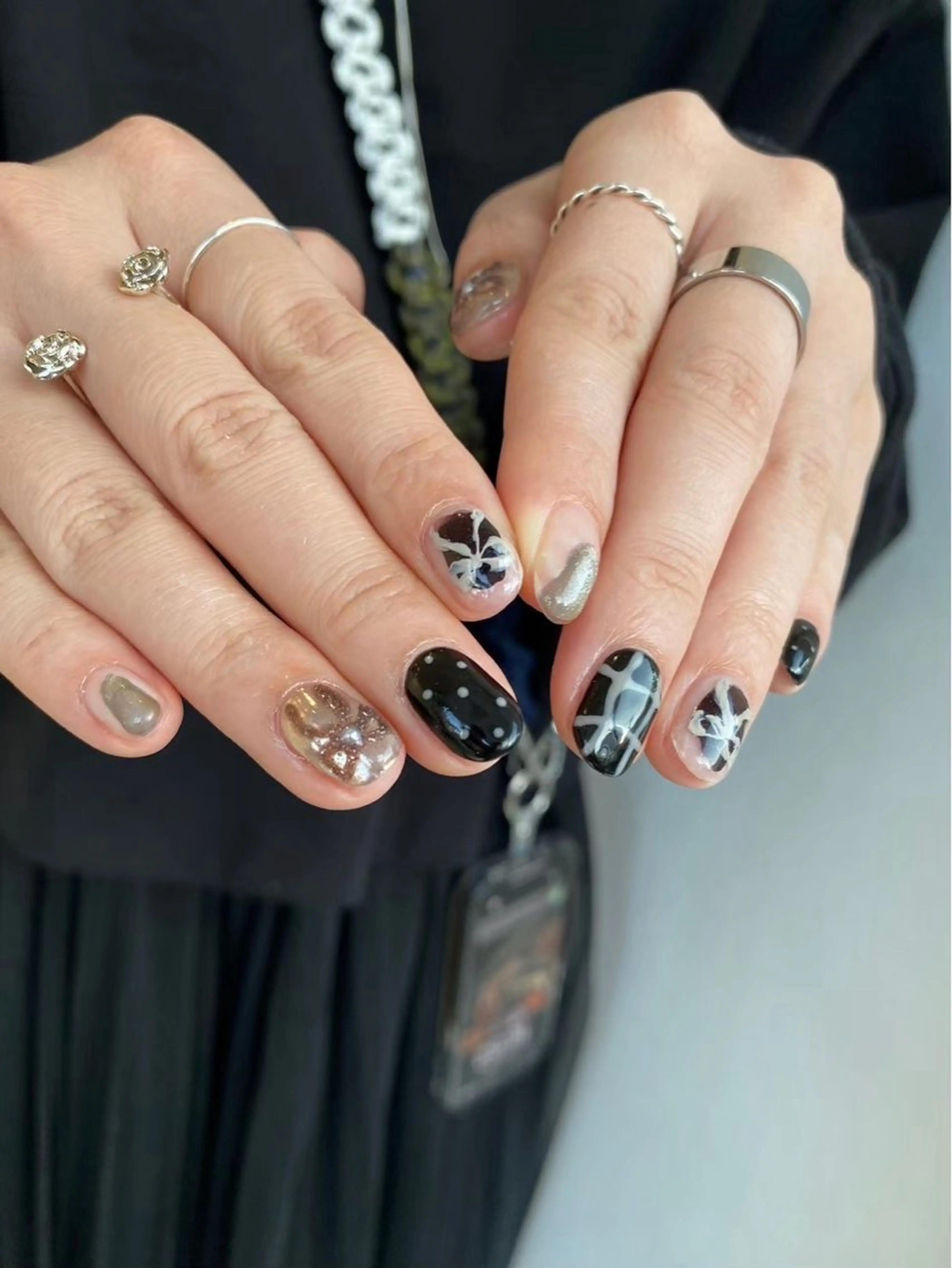 ネイル ジェルネイル マグネットネイル ニュアンスネイル ワンカラーネイル パラジェル ハンドネイル 草加ニュアンスネイル 🌚hersのネイルデザイン