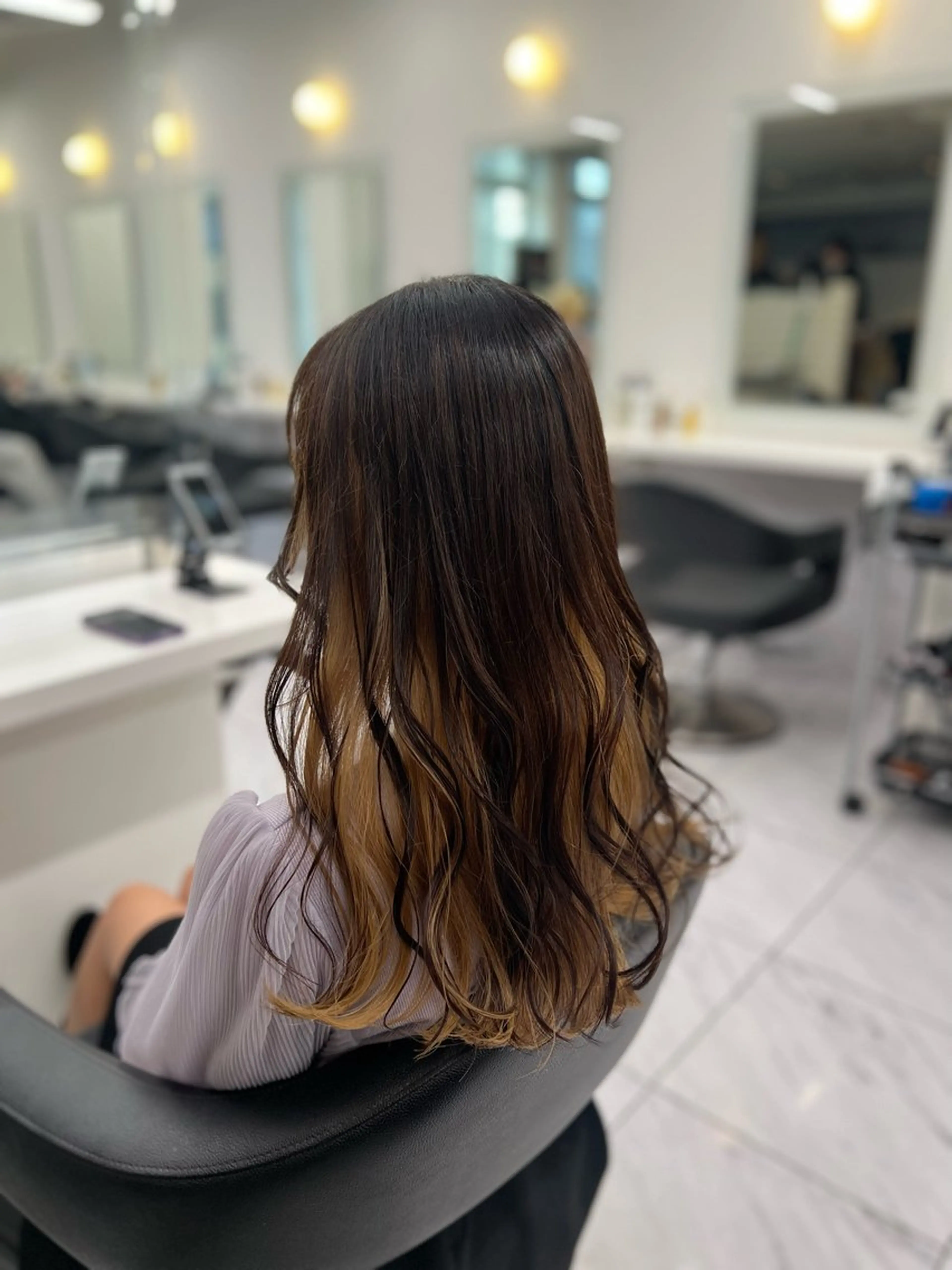 ロング カラー 韓国レイヤーカット /REIのヘアスタイル