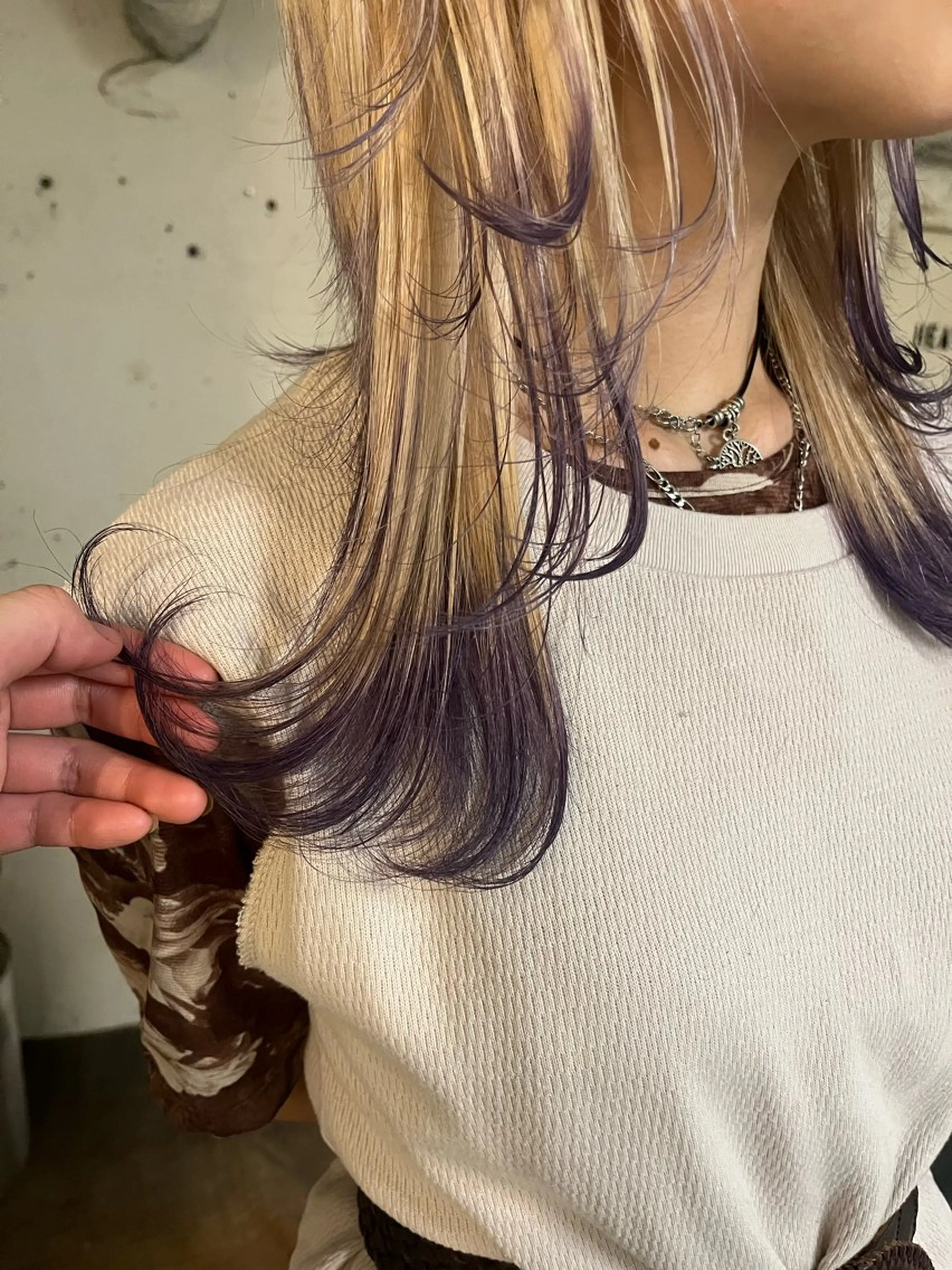 カラー ヘアカラー KAHO /ブリーチ /デザイン𖥔 ࣪のヘアスタイル