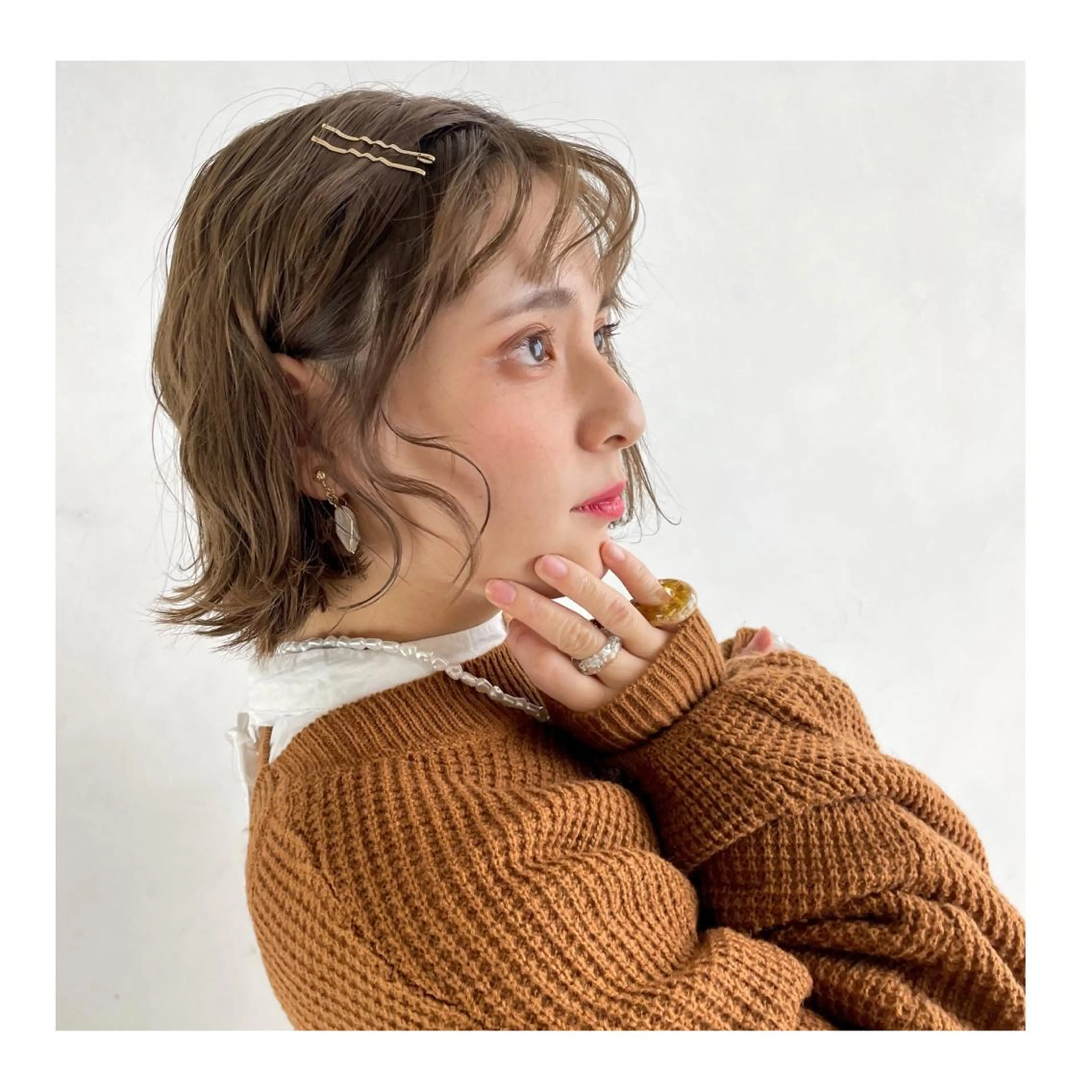 ミディアム ヘアカラー トリートメント ❁⃘ ち だ り さ ❁⃘のヘアスタイル