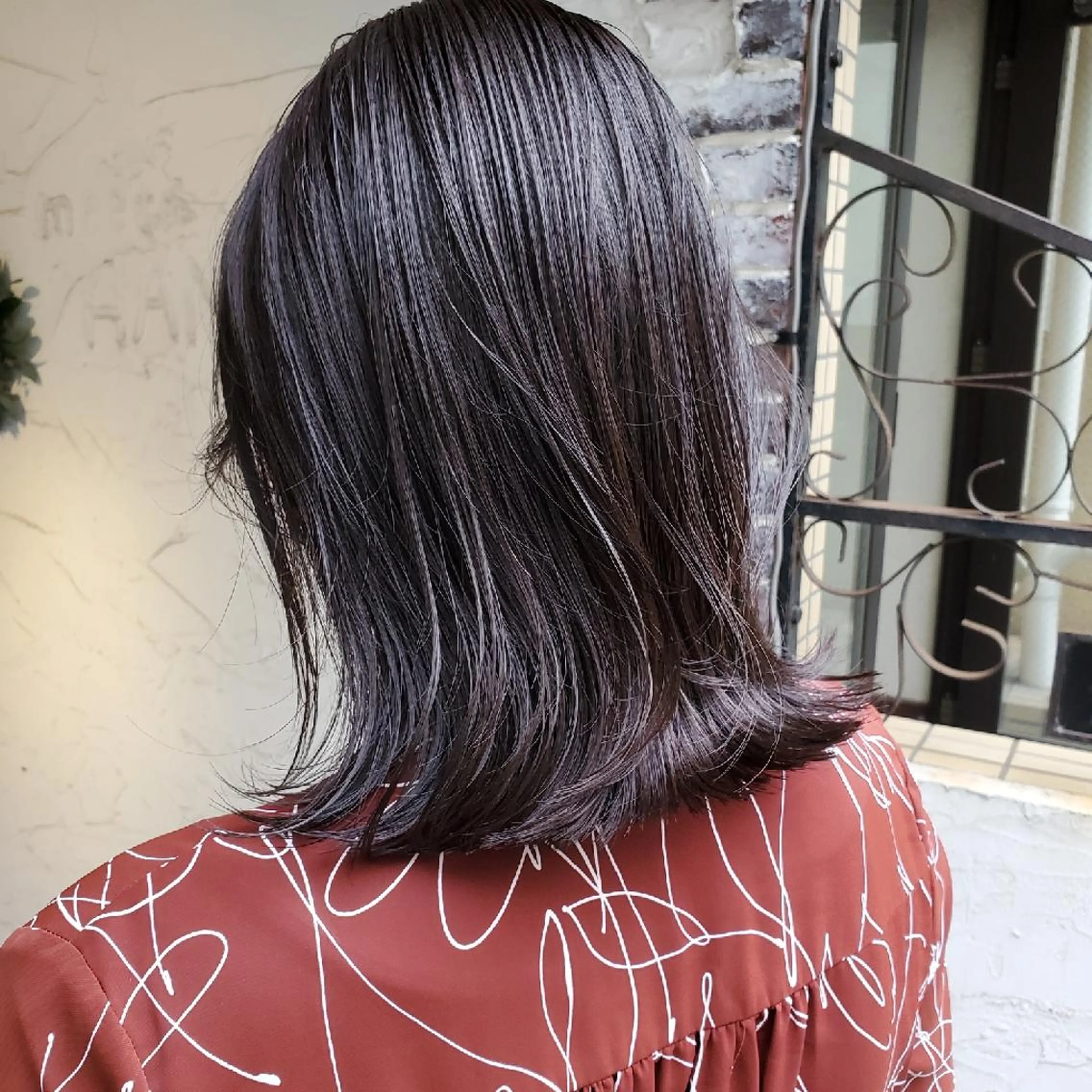 ミディアム カラー カット ヘアカラー トリートメント フリーランス所属・韓国ヘア レイヤー くびれヘアMATSUのヘアスタイル