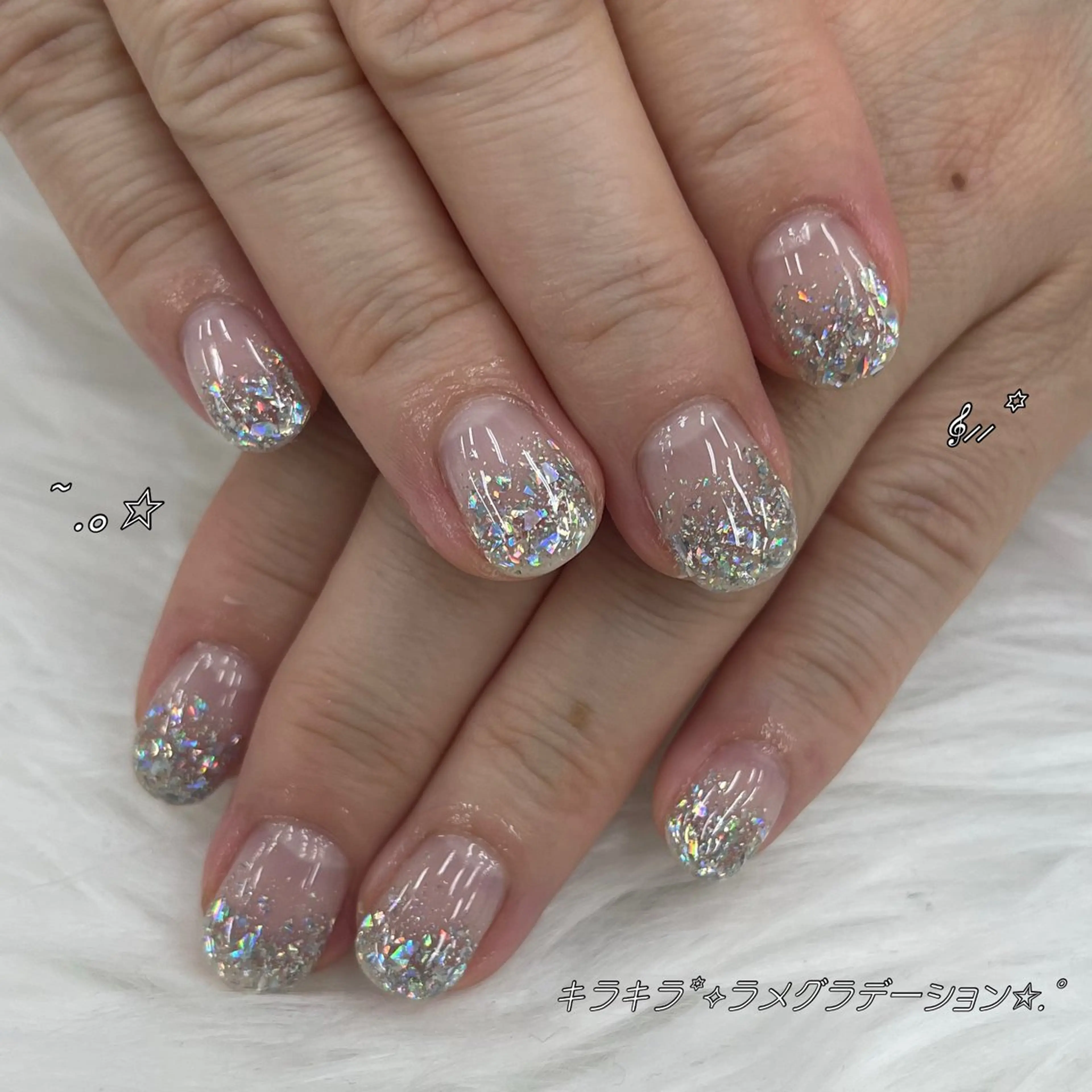 シンプルネイルの写真