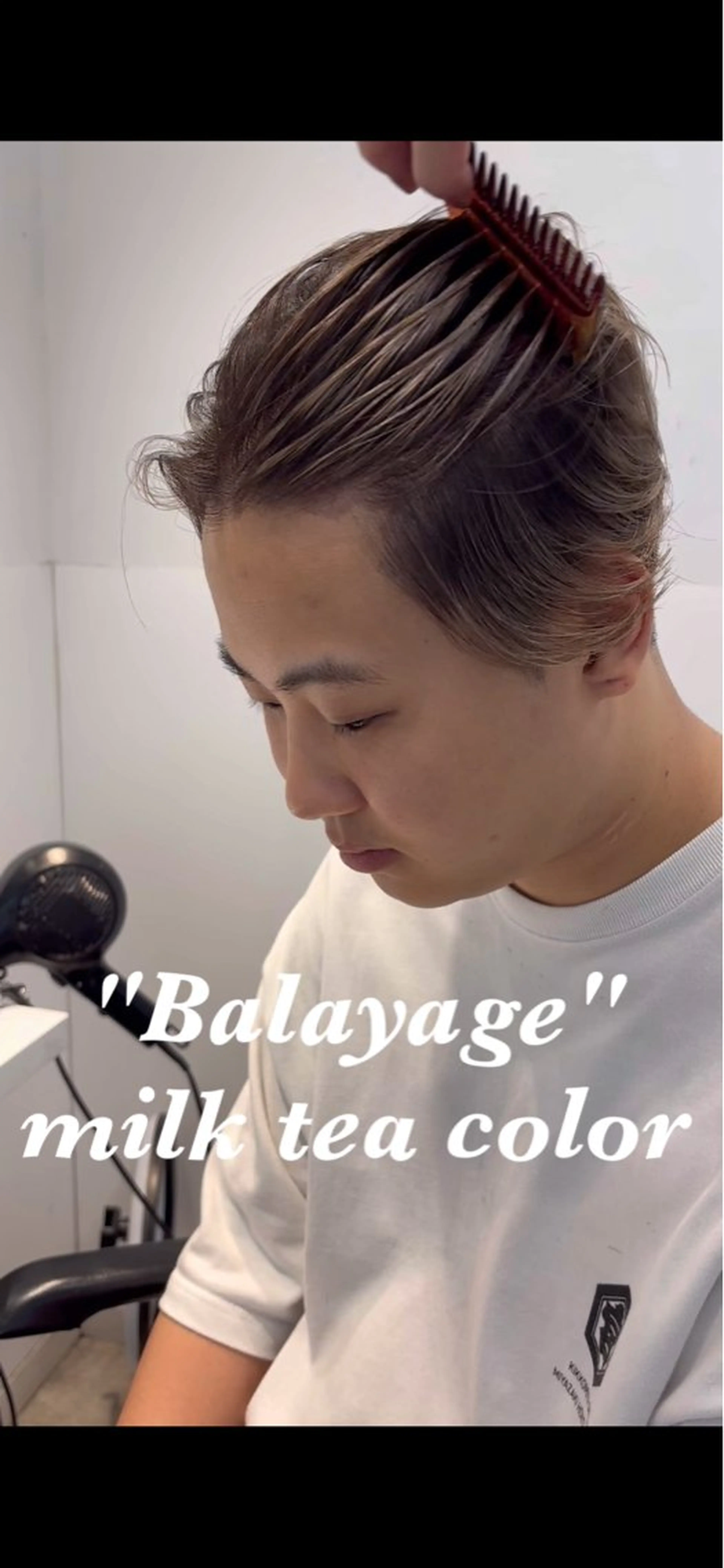 カラー バレイヤージュ ✨メンズパーマ✨ メンズ特化多田崚馬のヘアスタイル