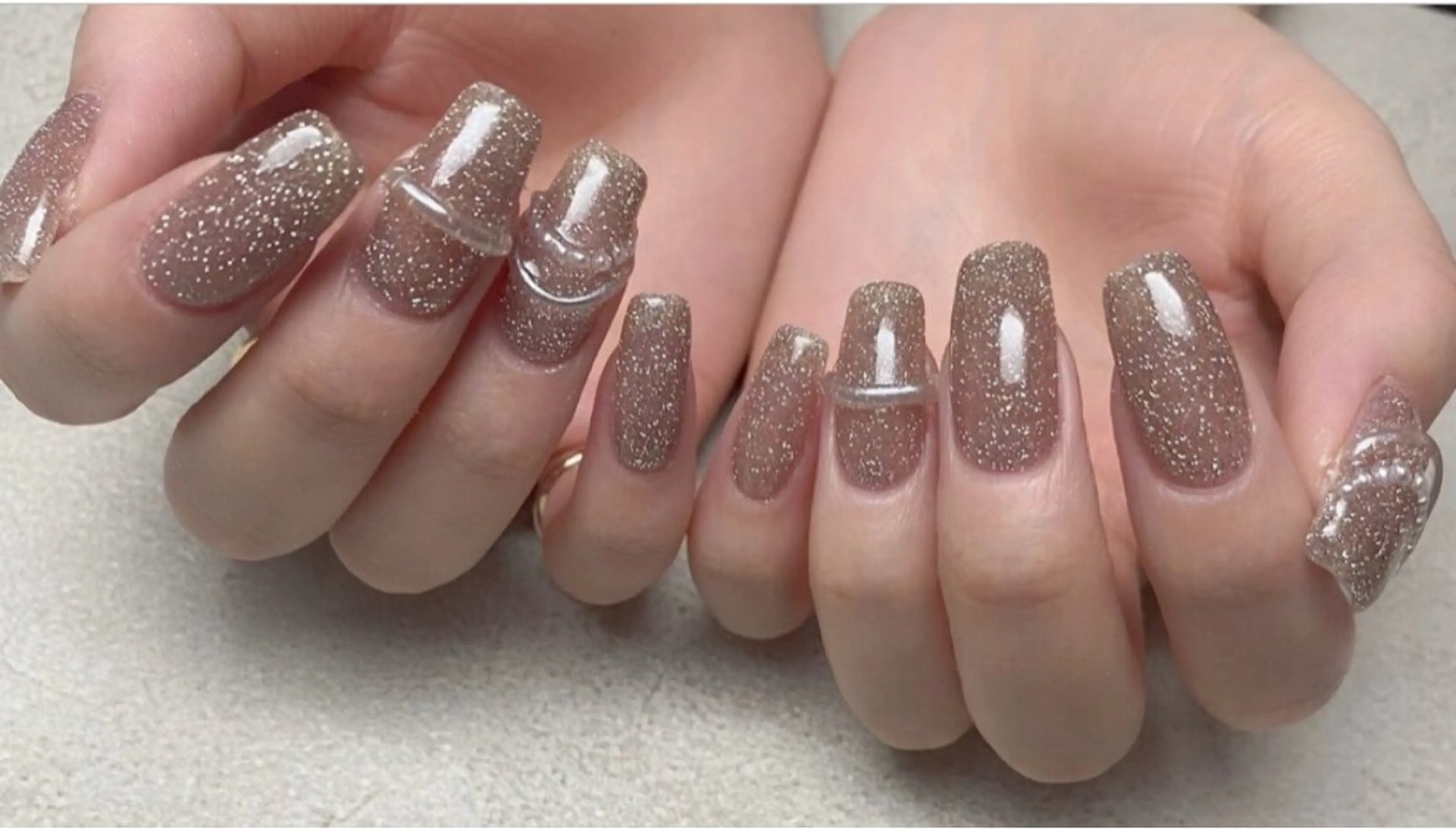 ネイル フラッシュネイル ハンドネイル 認定講師／歴20年 パラジェル　Growのネイルデザイン