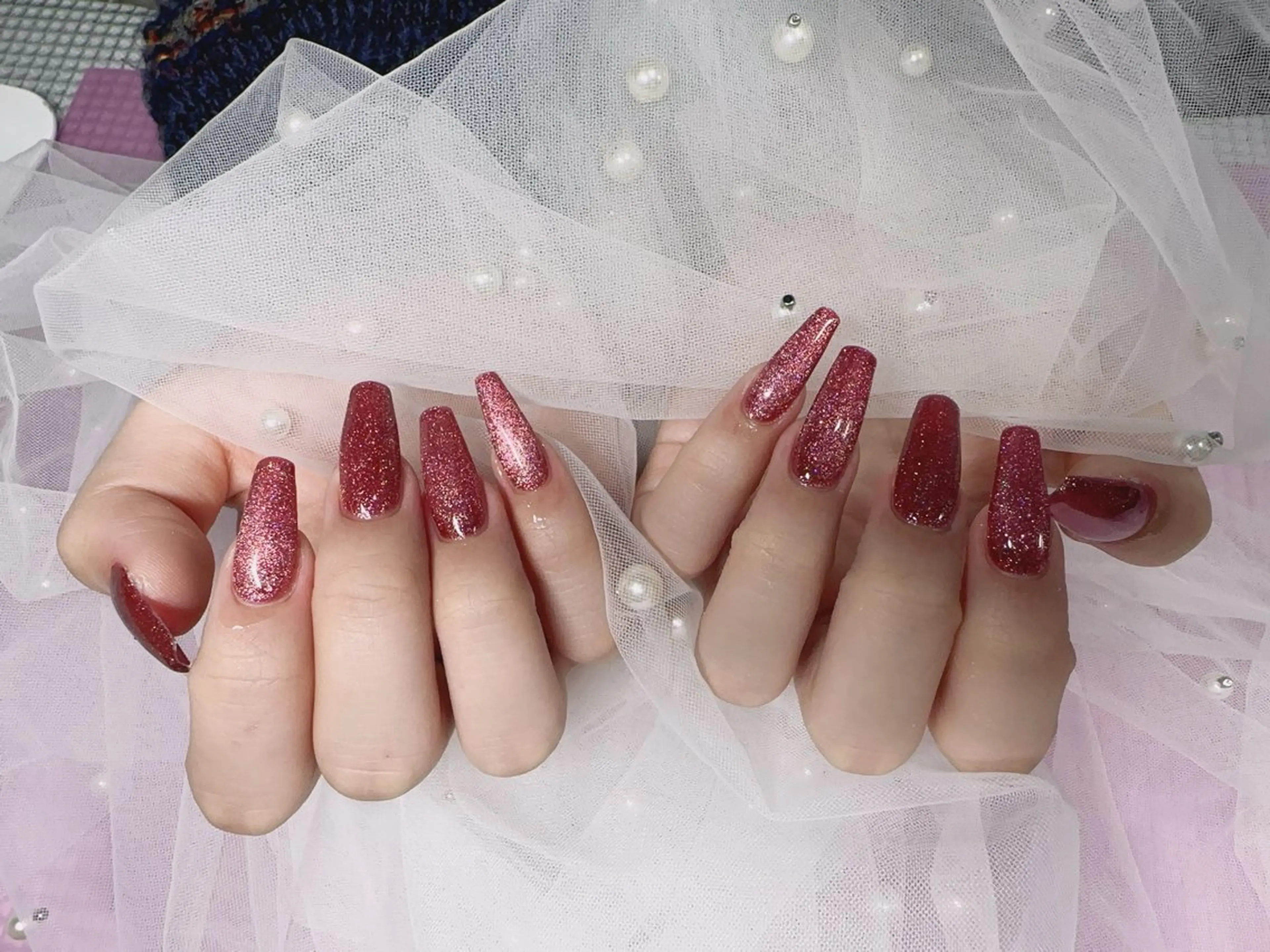 ハンド10本長さだし+ワンカラー（マグネット.フラッシュOK）の写真