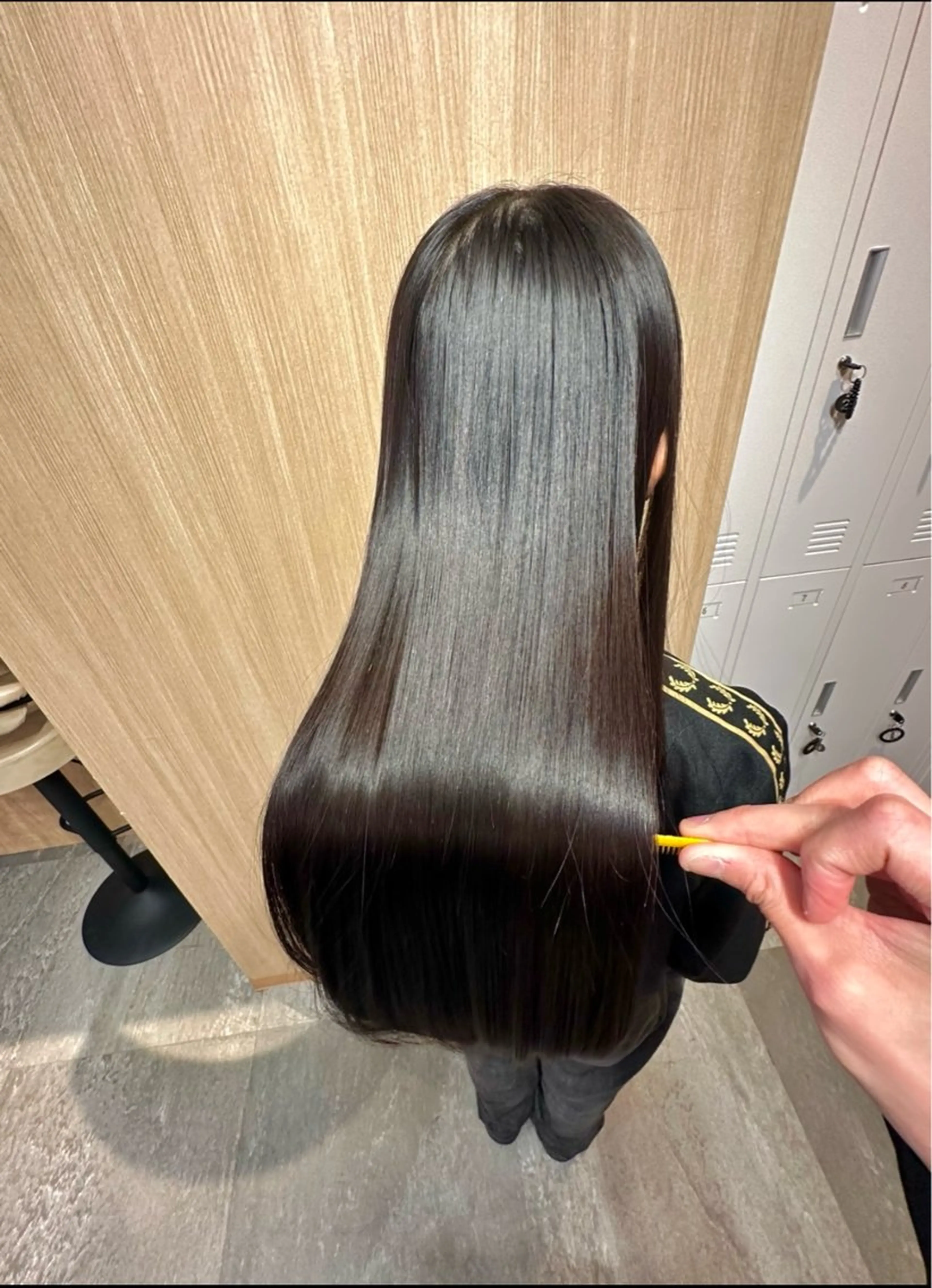 ロング カット 縮毛矯正 トリートメント ✨髪を傷ませない✨ 吉田ひじりのヘアスタイル