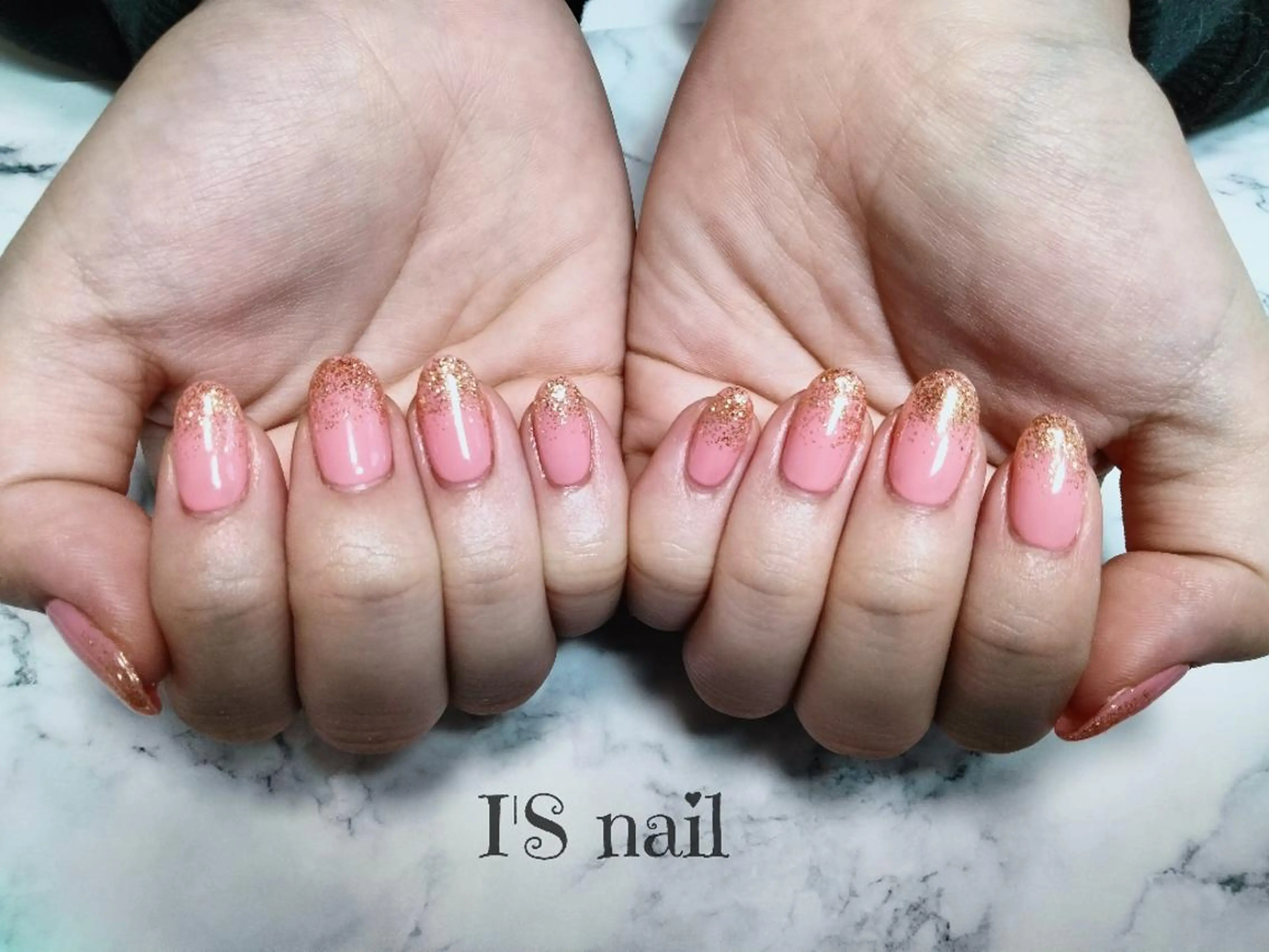 ネイル ラメ(グリッター) ワンカラーネイル I'S nail 佐野のネイルデザイン