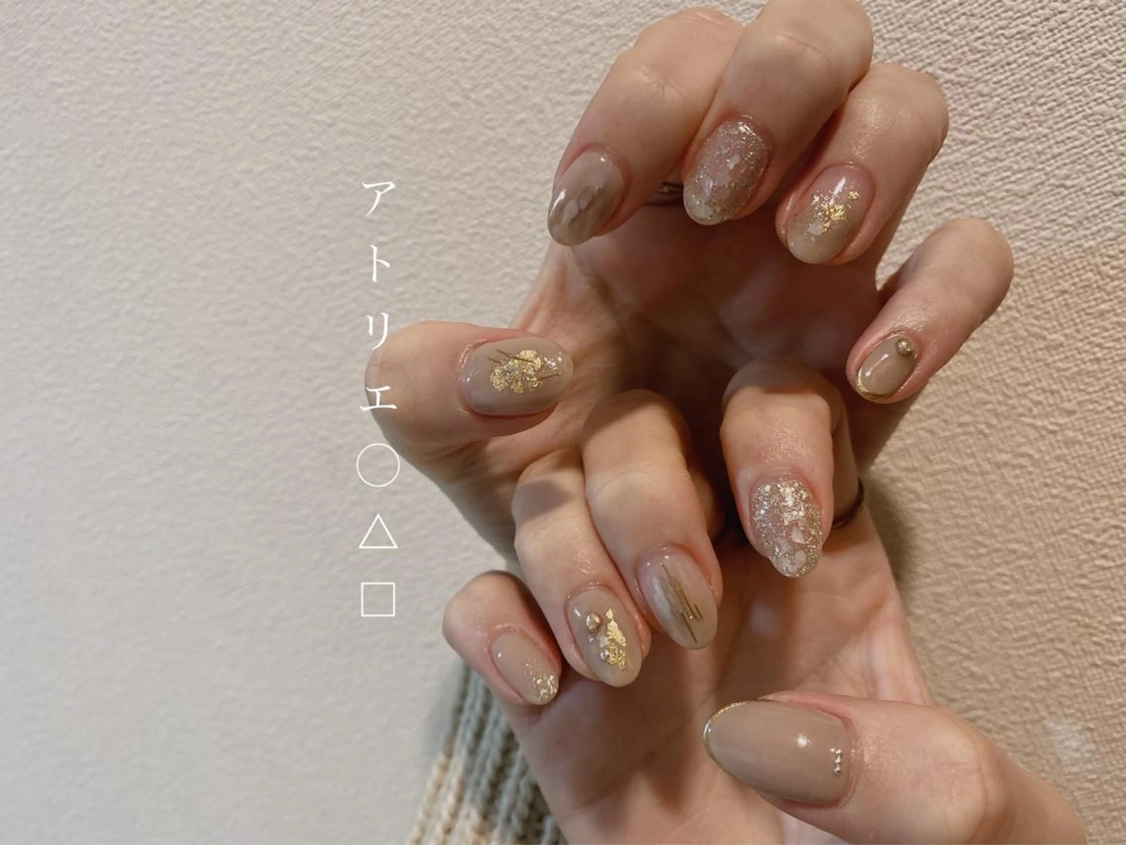 ネイル ハンドネイル アトリエ ○△□のネイルデザイン