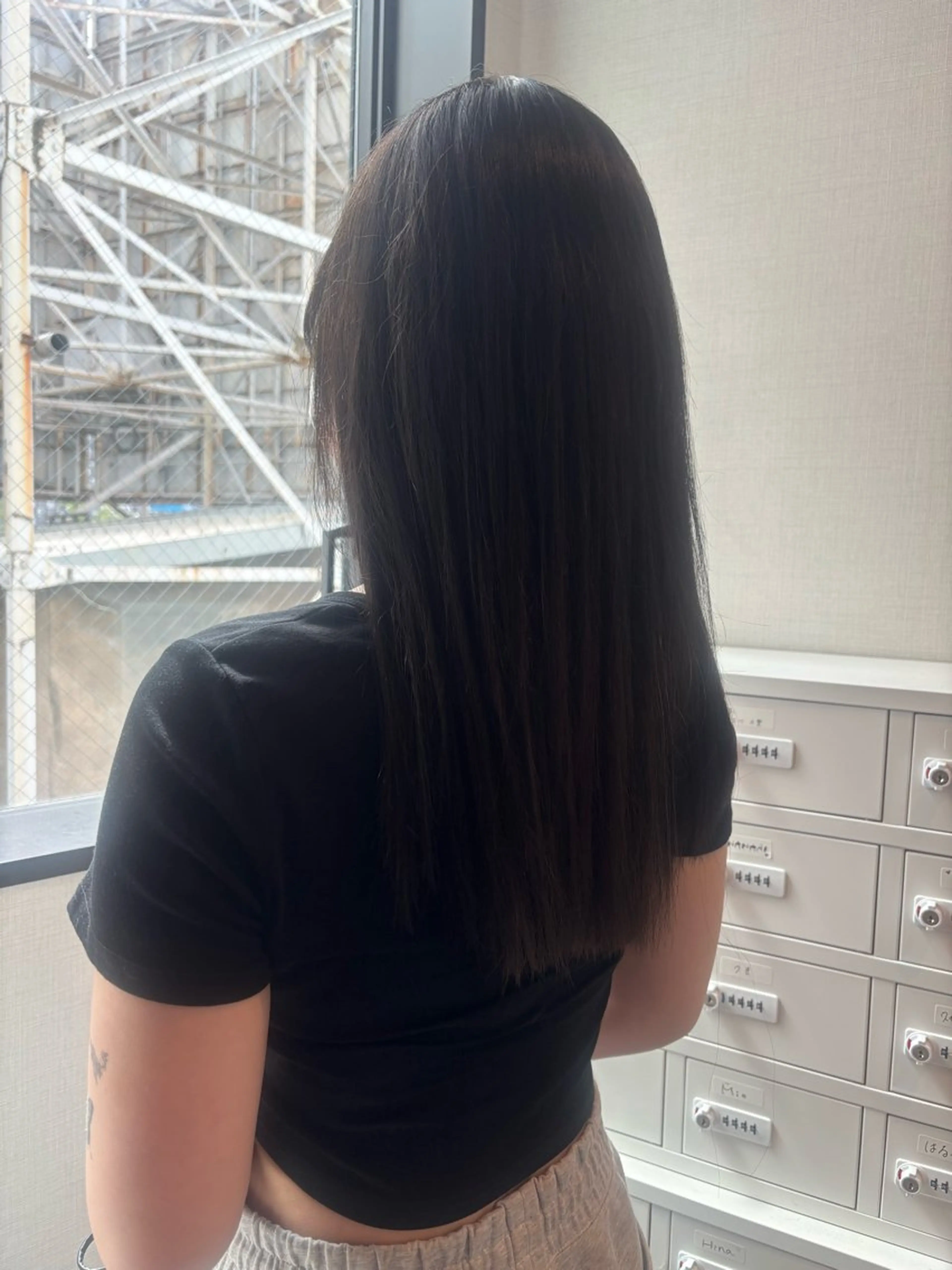 セミロング RYONA/大阪/ 韓国風レイヤー🎀のヘアスタイル