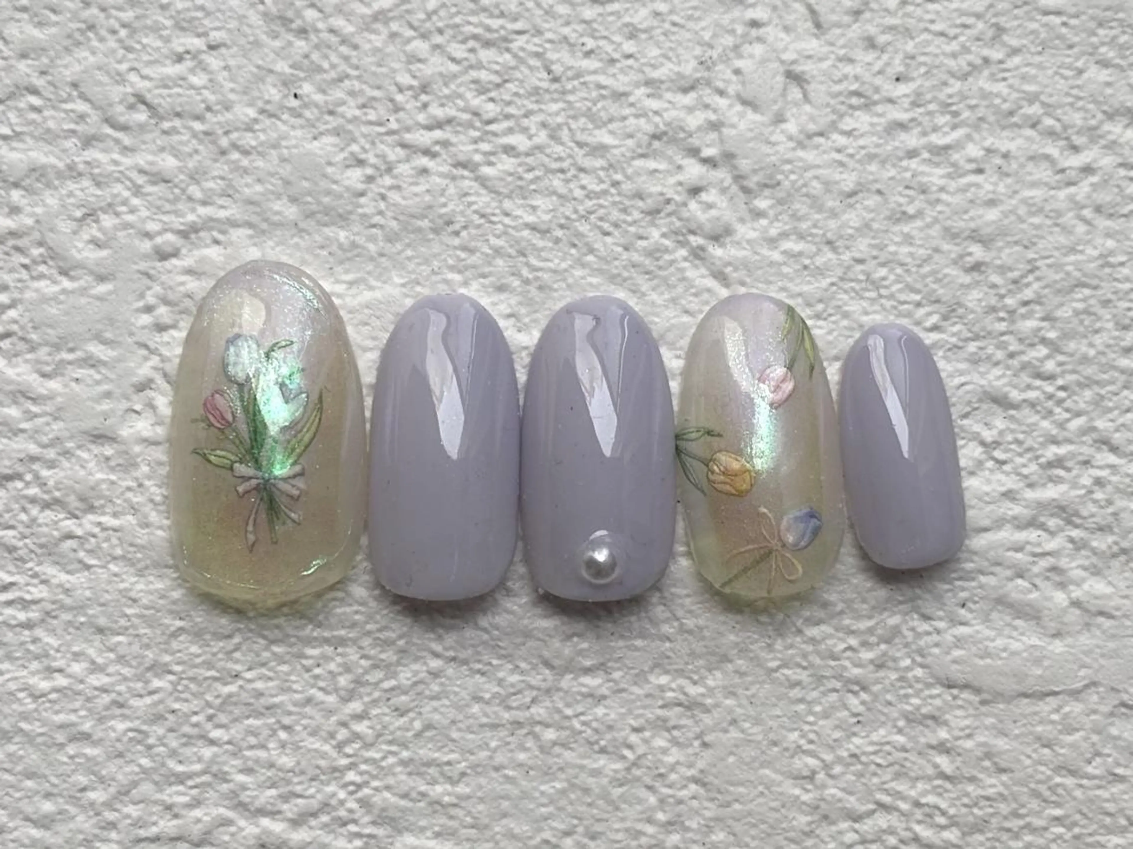 ネイル ハンドネイル トップネイリスト Ribbon立川店のネイルデザイン