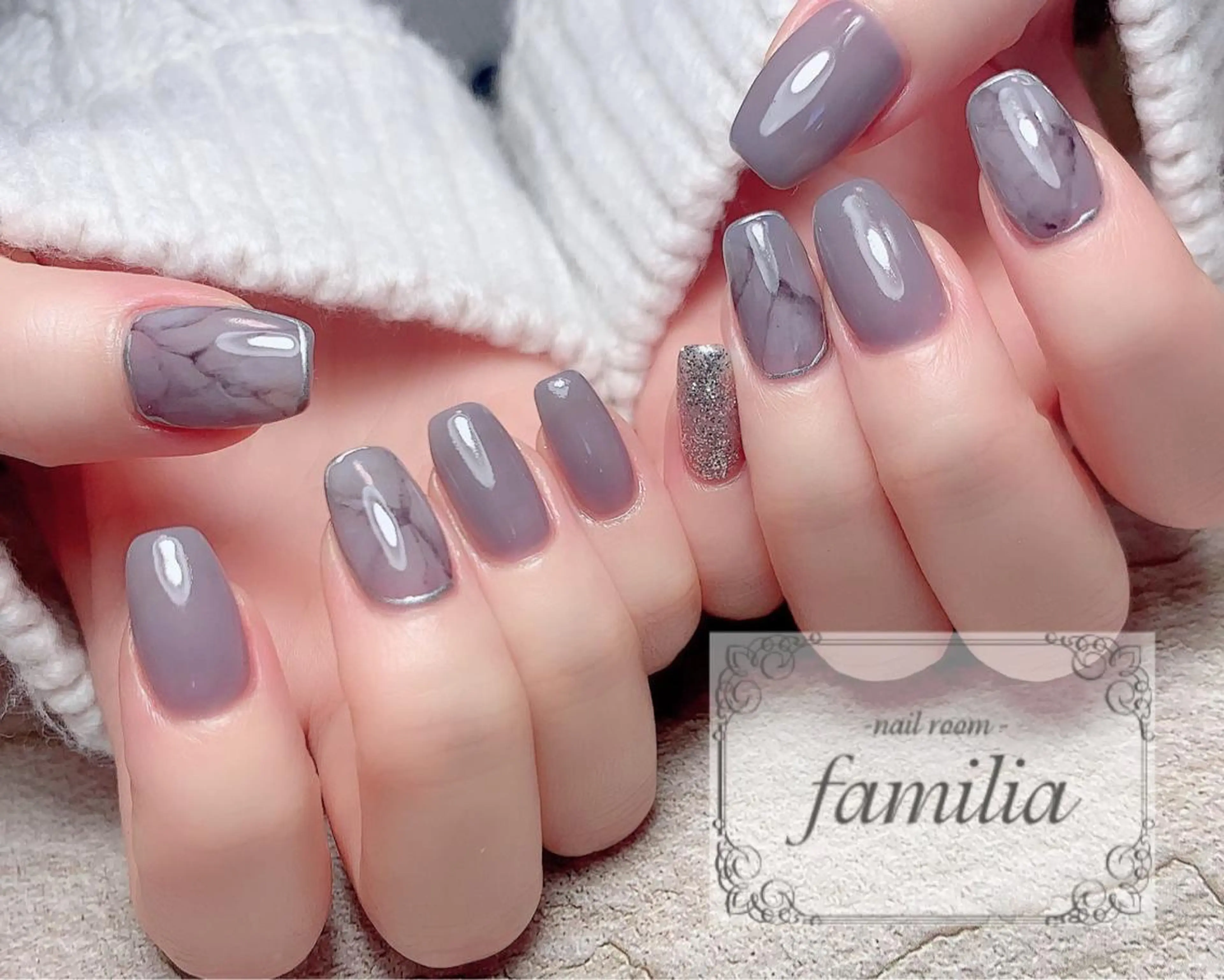 ネイル ハンドネイル -nailroom- familiaのネイルデザイン