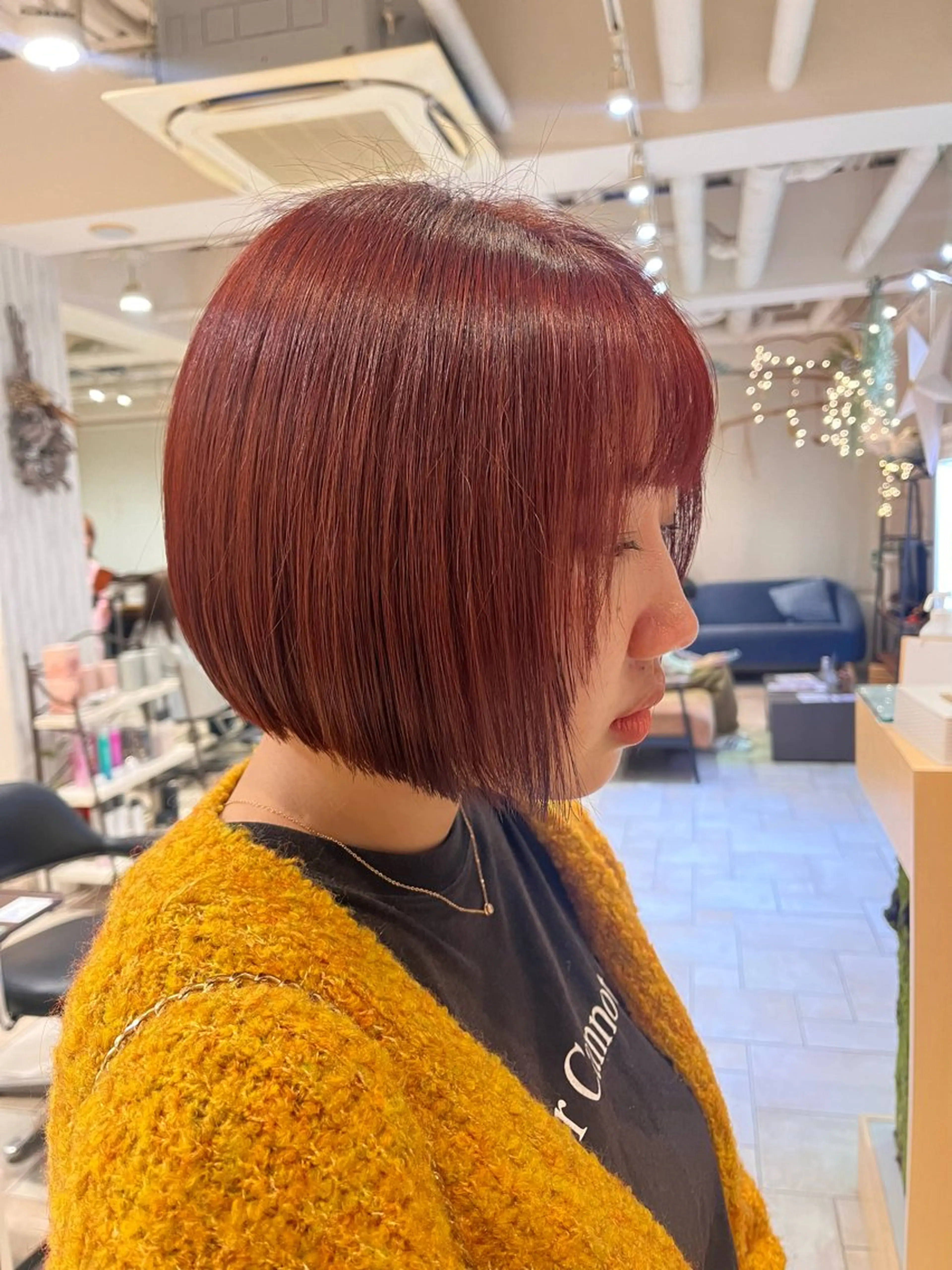 【高発色🎀】ブリーチなしWカラー+顔周りカットの写真