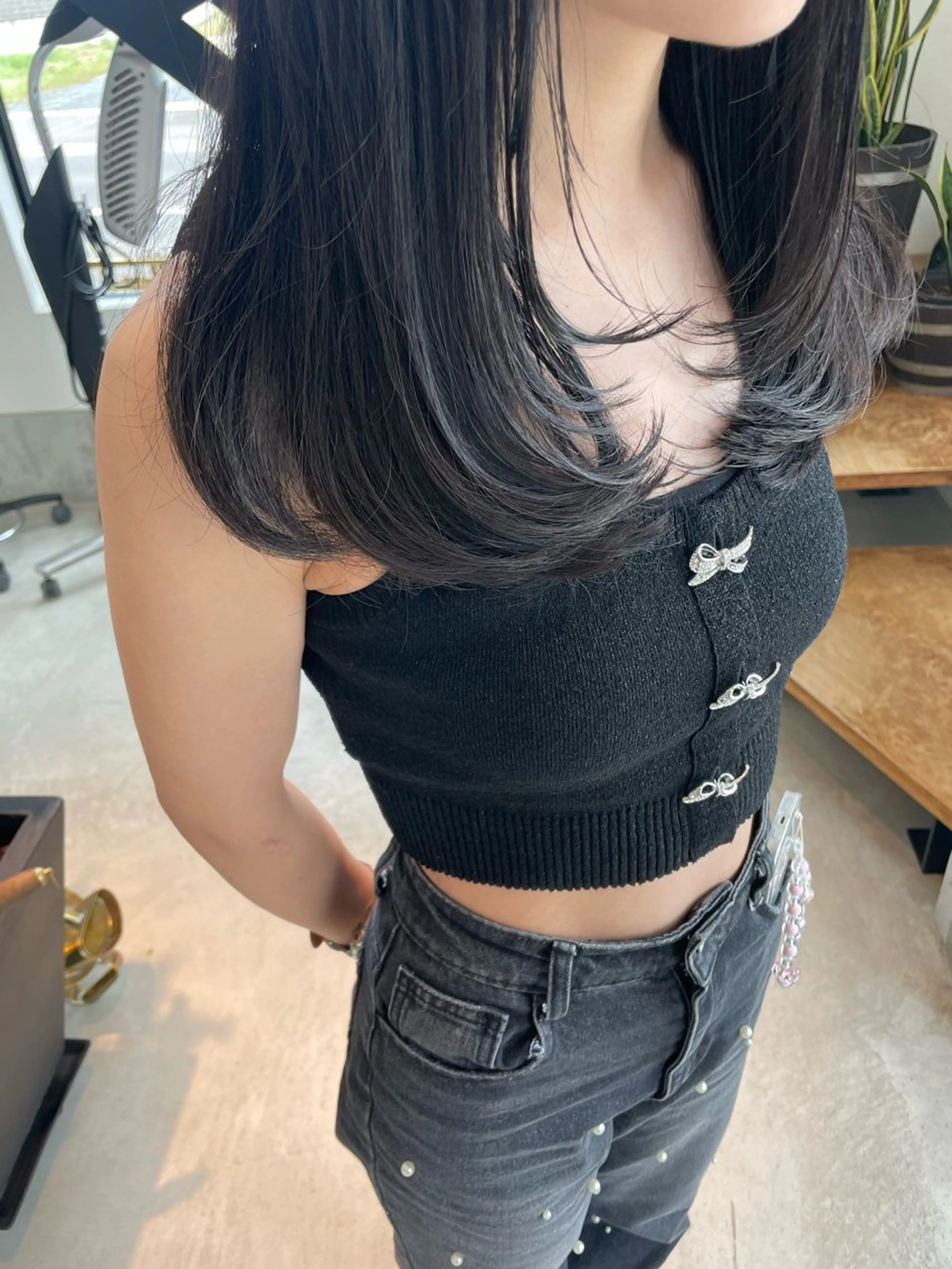 ロング カラー SANDRO所属・SANDRO eno☺︎のヘアスタイル