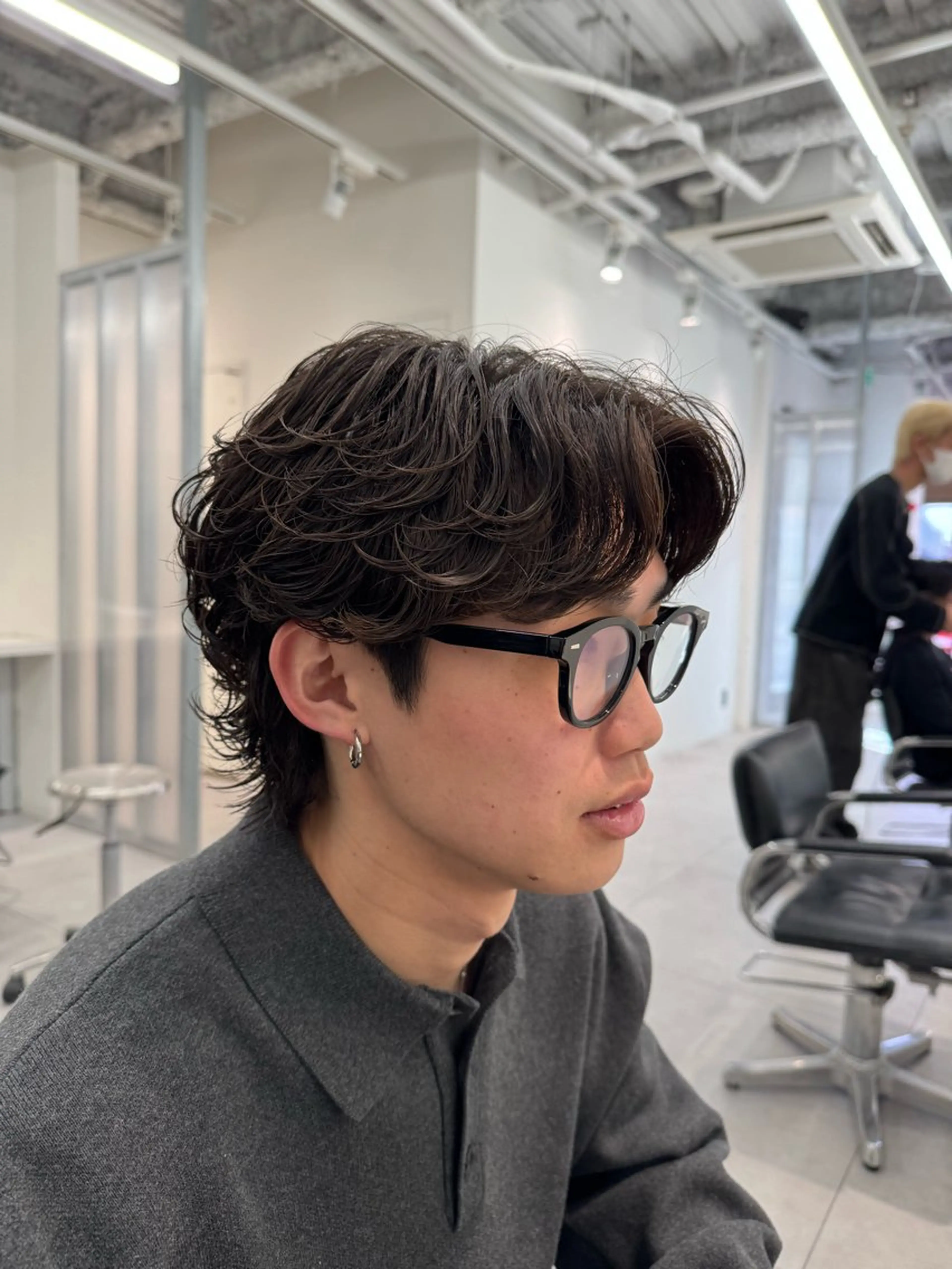 パーマ メンズ ニュアンスパーマ カット パーマ Ace栄所属・メンズ専門/栄/ パーマ特化/ゆうとのヘアスタイル